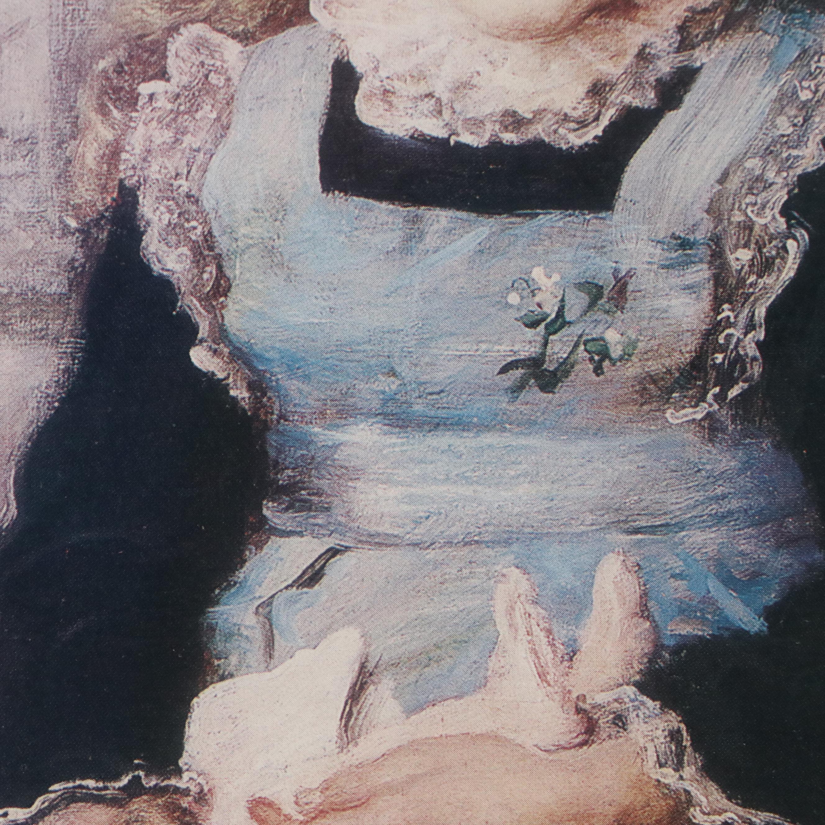 Offset Lithograph "Puss in Boots" After Sir John Everett Millais