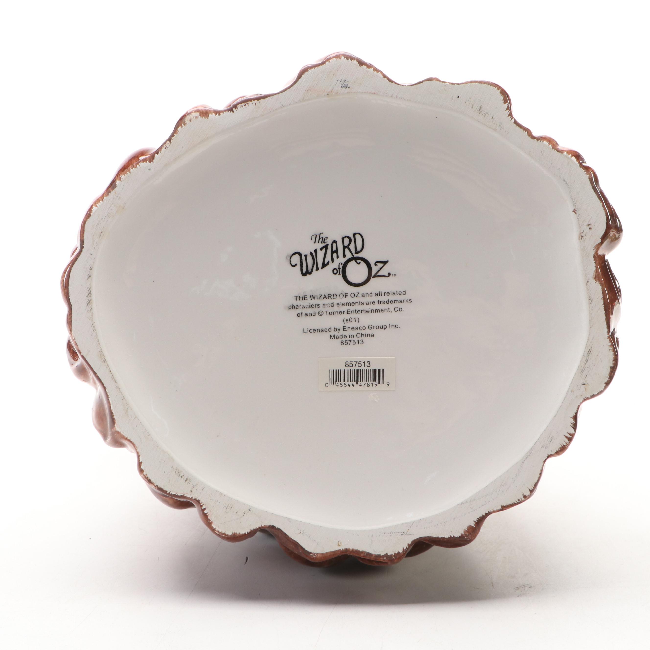 Turner Entertainment Co. "Wizard of Oz" Ceramic Cookie Jar