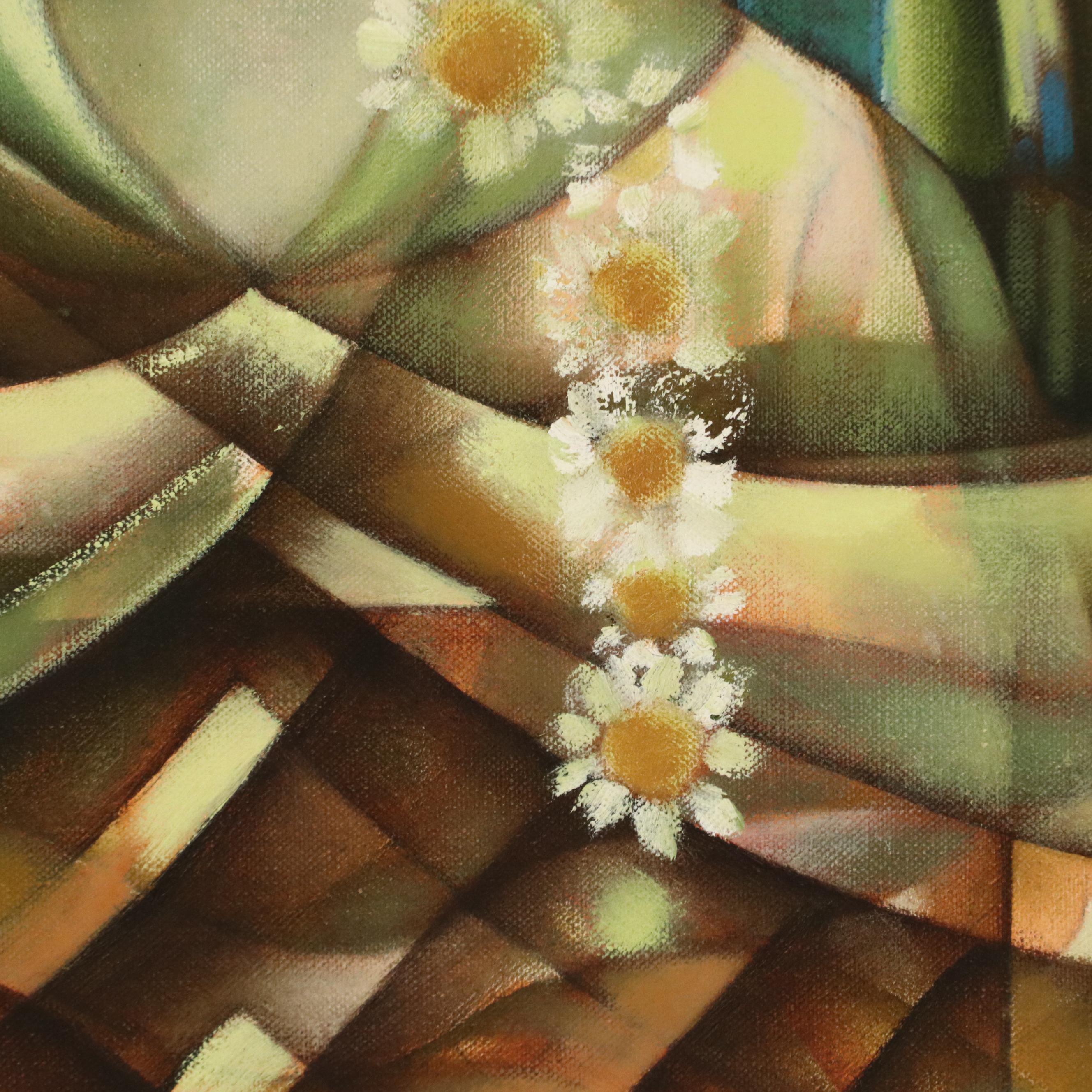 Whimsical Figurative Oil Painting, Late 20th Century/21st Century