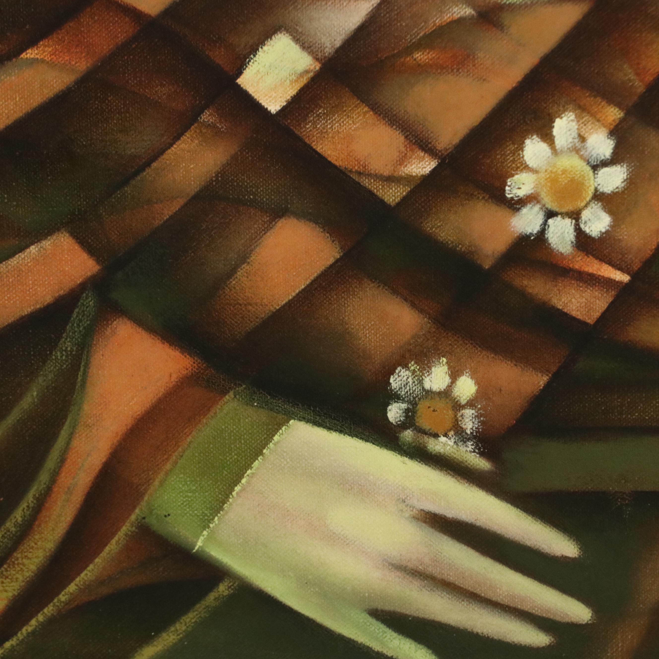 Whimsical Figurative Oil Painting, Late 20th Century/21st Century