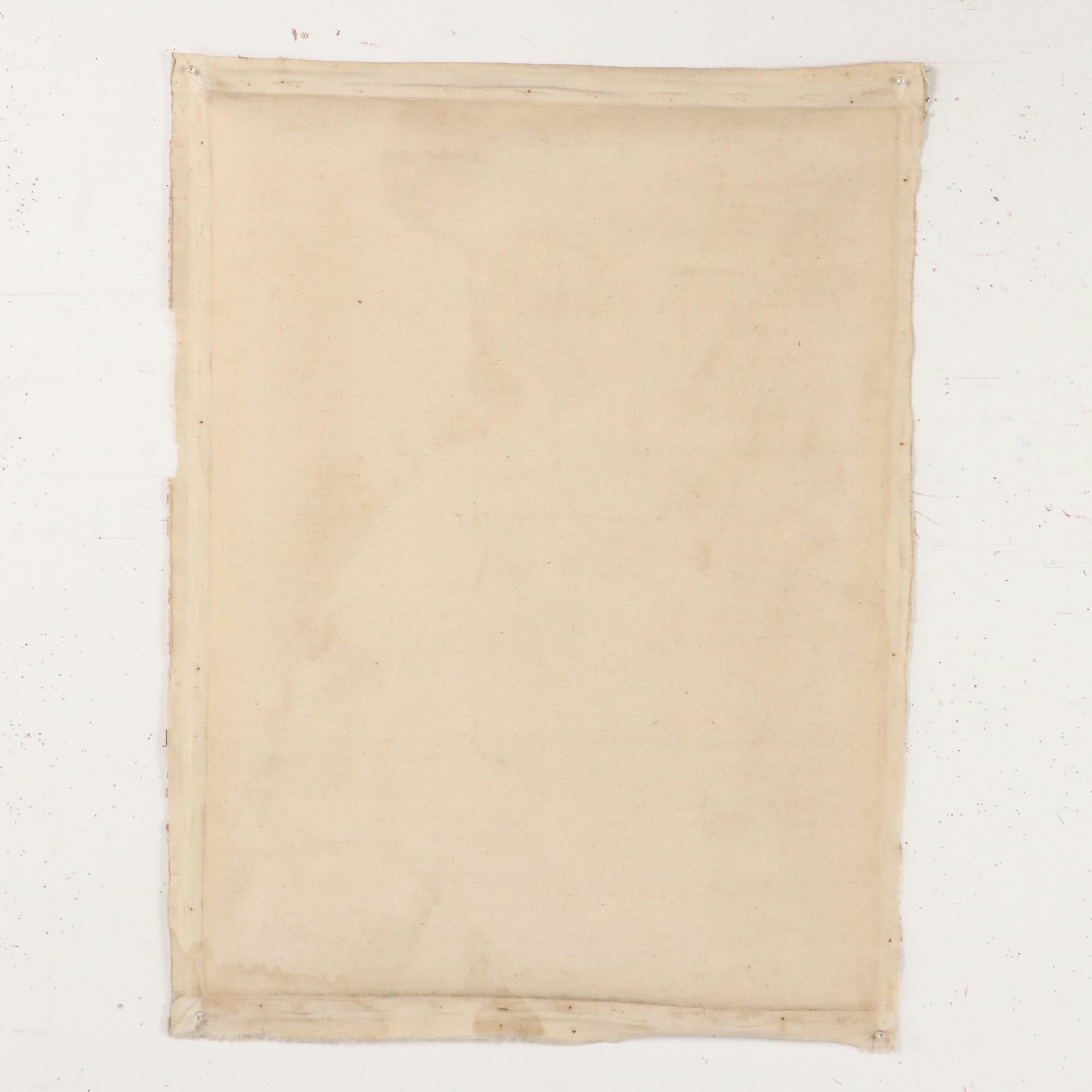 Whimsical Portrait Oil Painting, Late 20th Century/21st Century