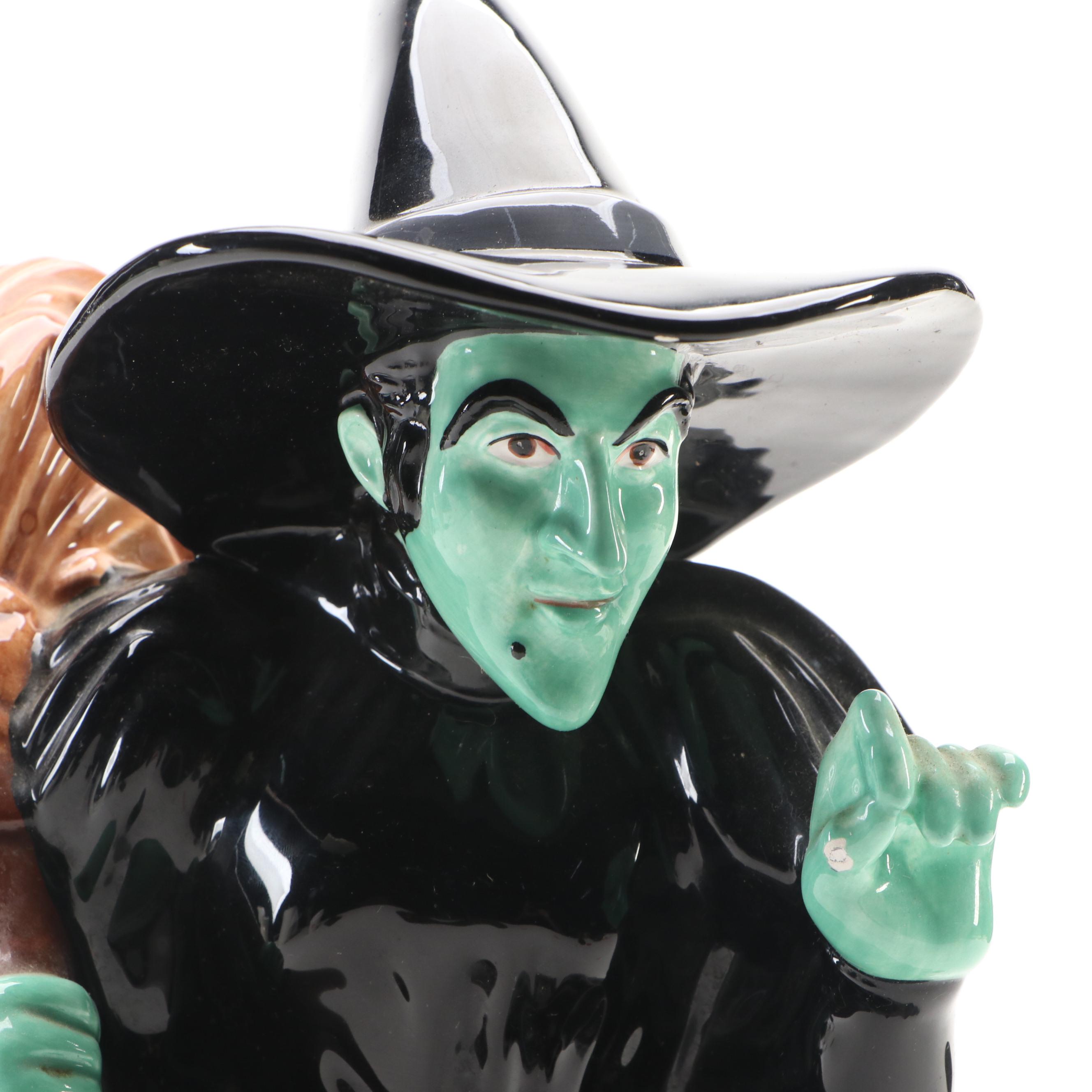 Warner Bros. Studio Wicked Witch of the West Ceramic Cookie Jar
