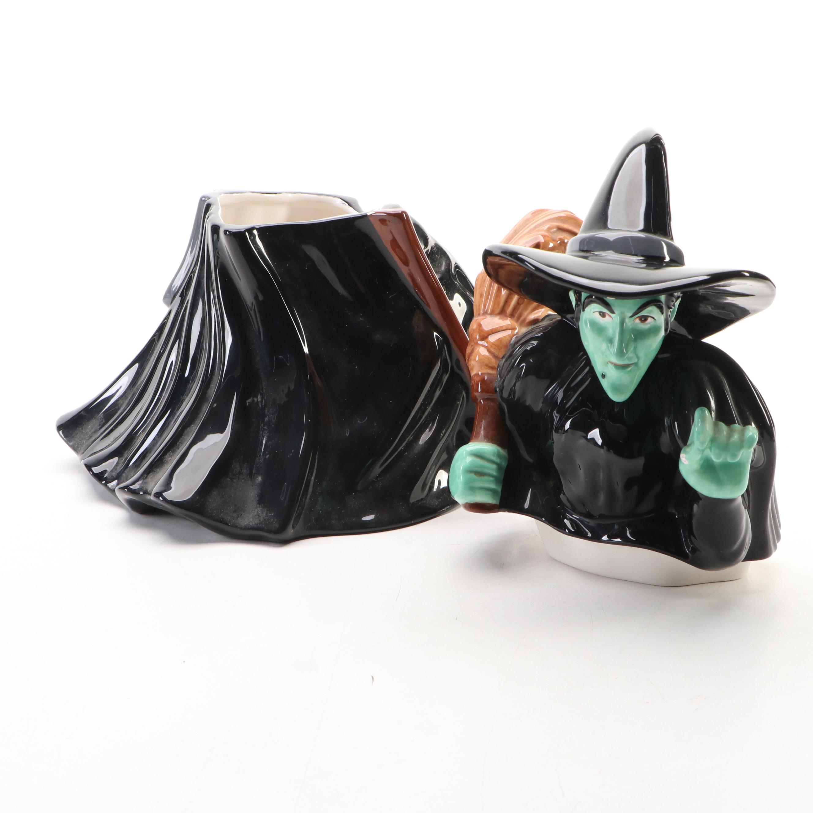 Warner Bros. Studio Wicked Witch of the West Ceramic Cookie Jar