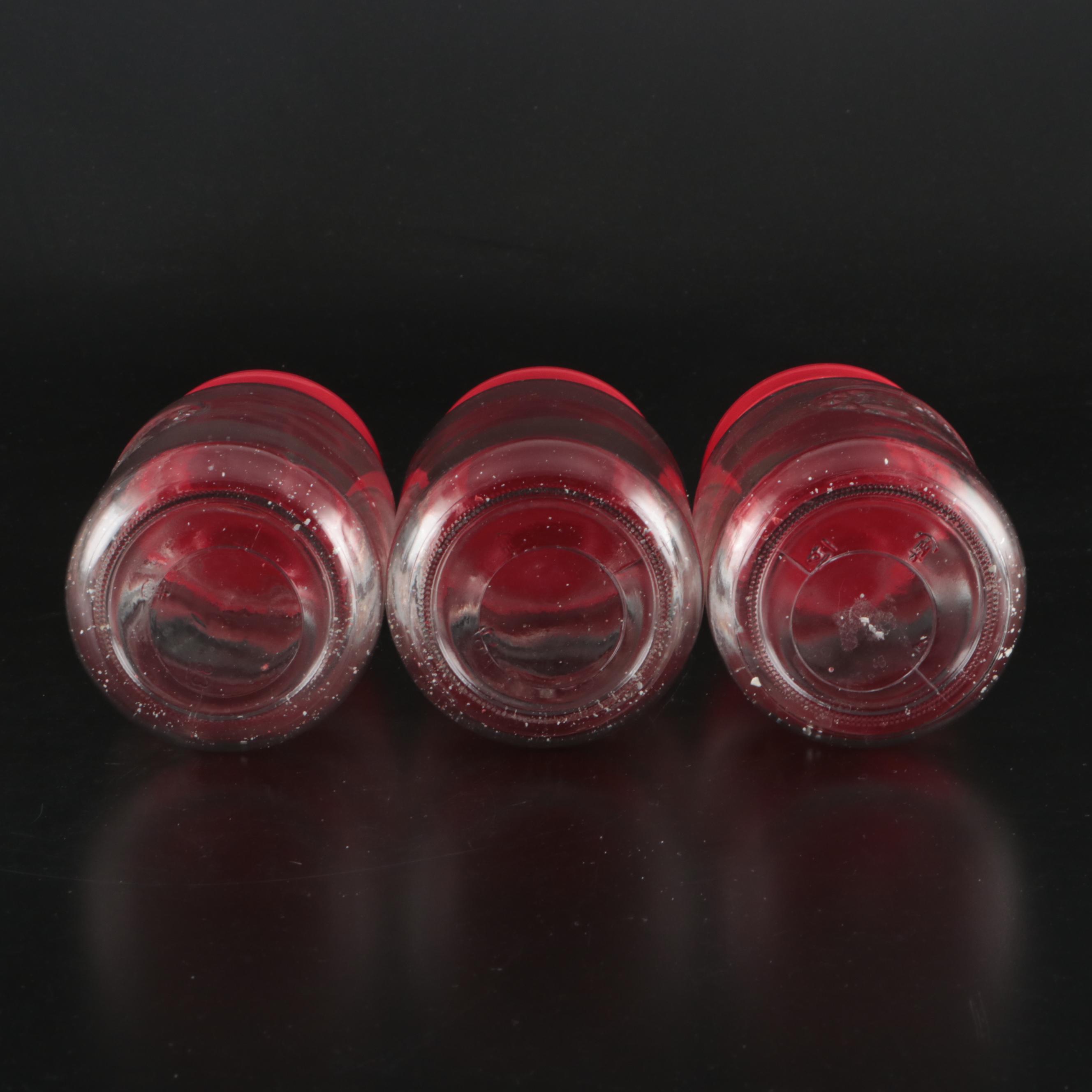 Anchor Hocking 1776 America Glass Canisters with Plastic Lids