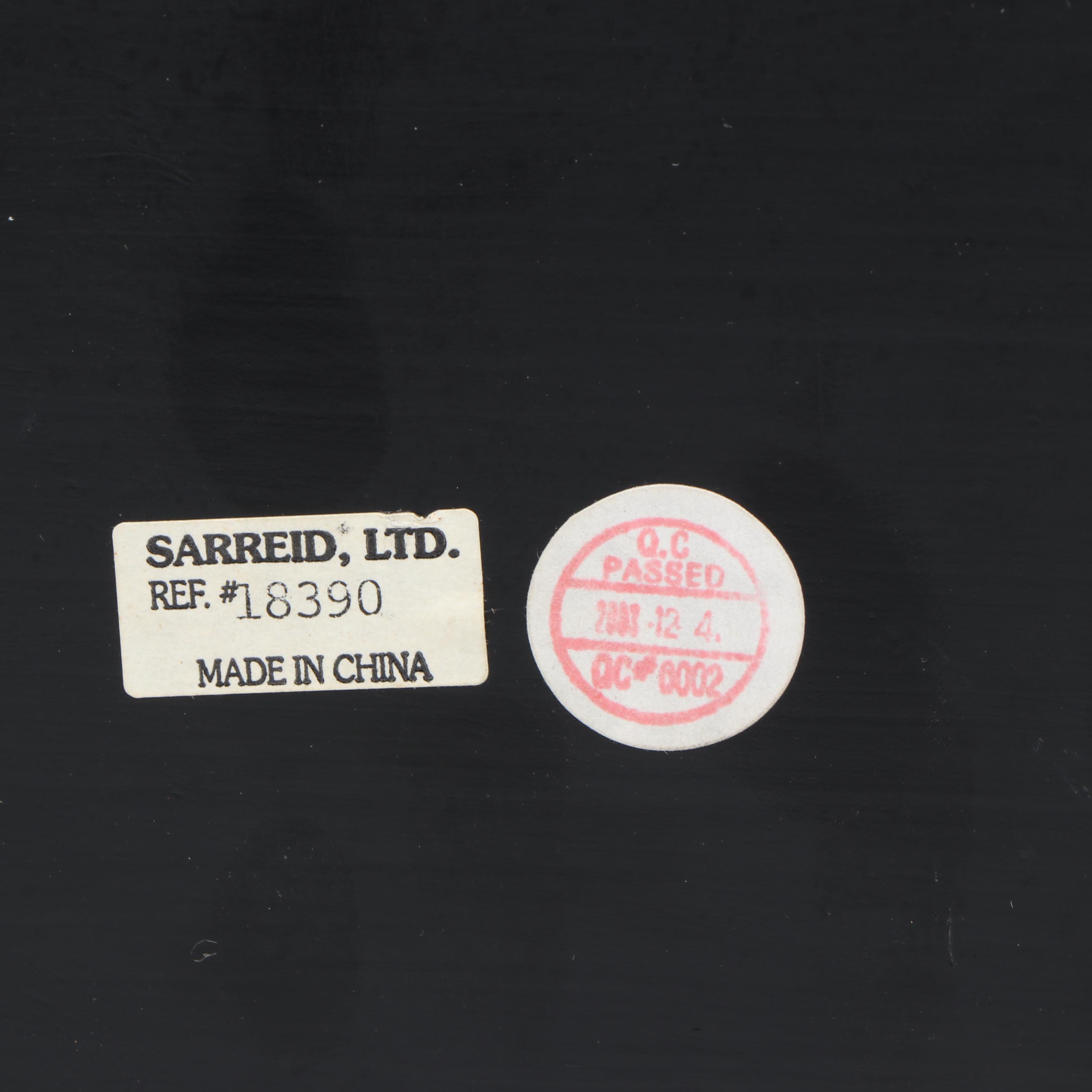 Sarreid Obelisk-Carrying Ornate Elephant Resin Figures on Wood Plinths