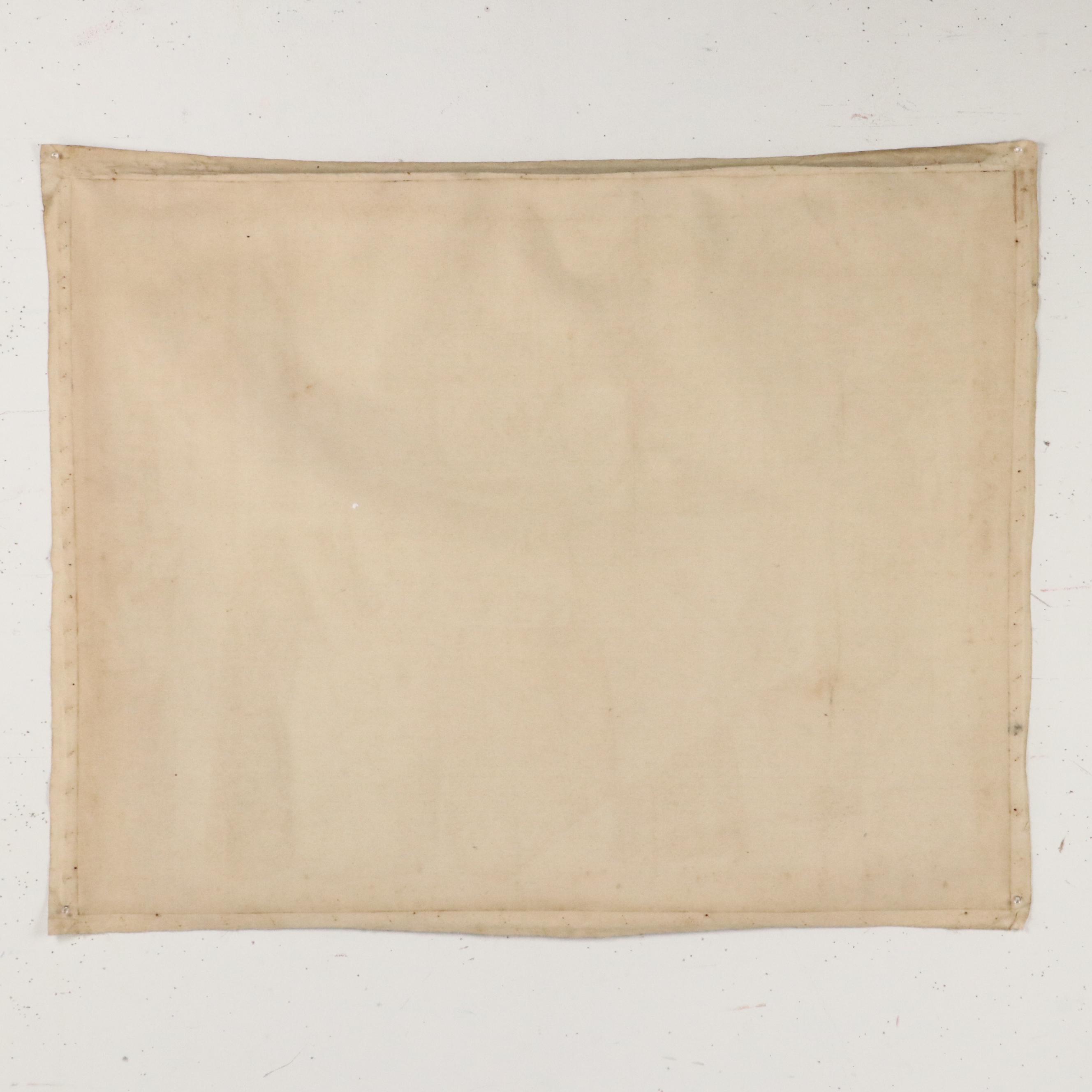 Pointillist-Style Oil Painting of Women Harvesting Olives, 1997