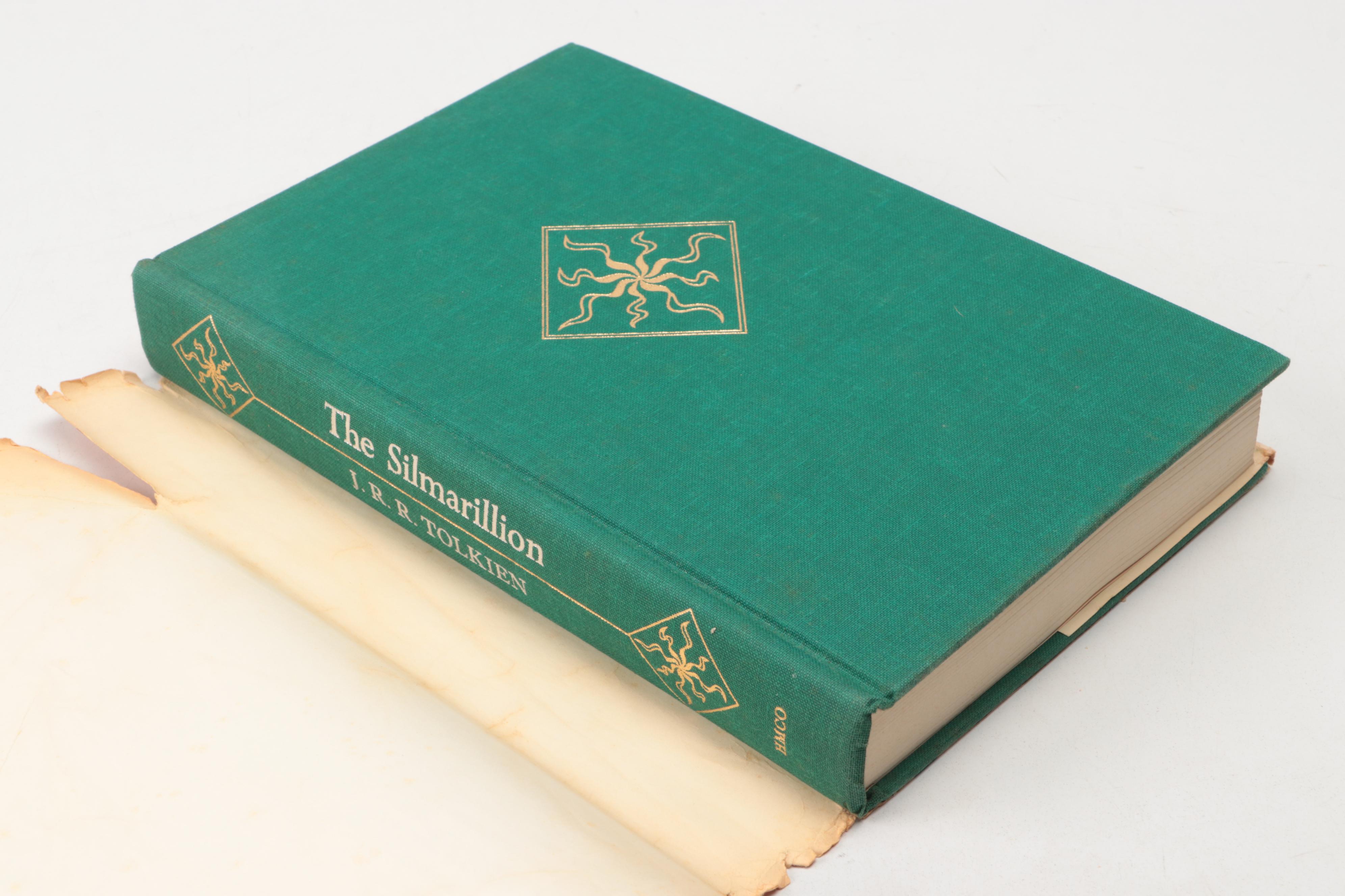 First American Printing "The Silmarillion" by J. R. R. Tolkien with Map, 1977