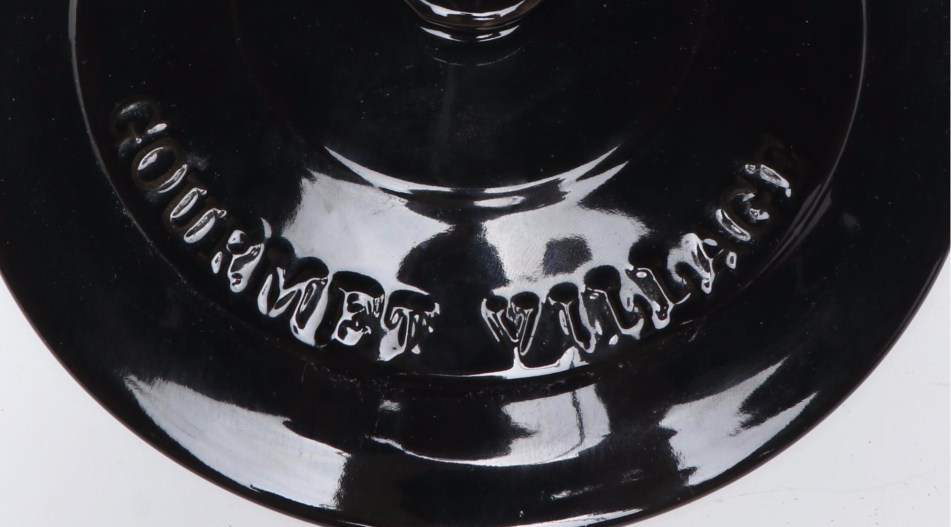 Dansk "Kobenstyle" and "Gourmet Village" Black Enameled Dutch Ovens