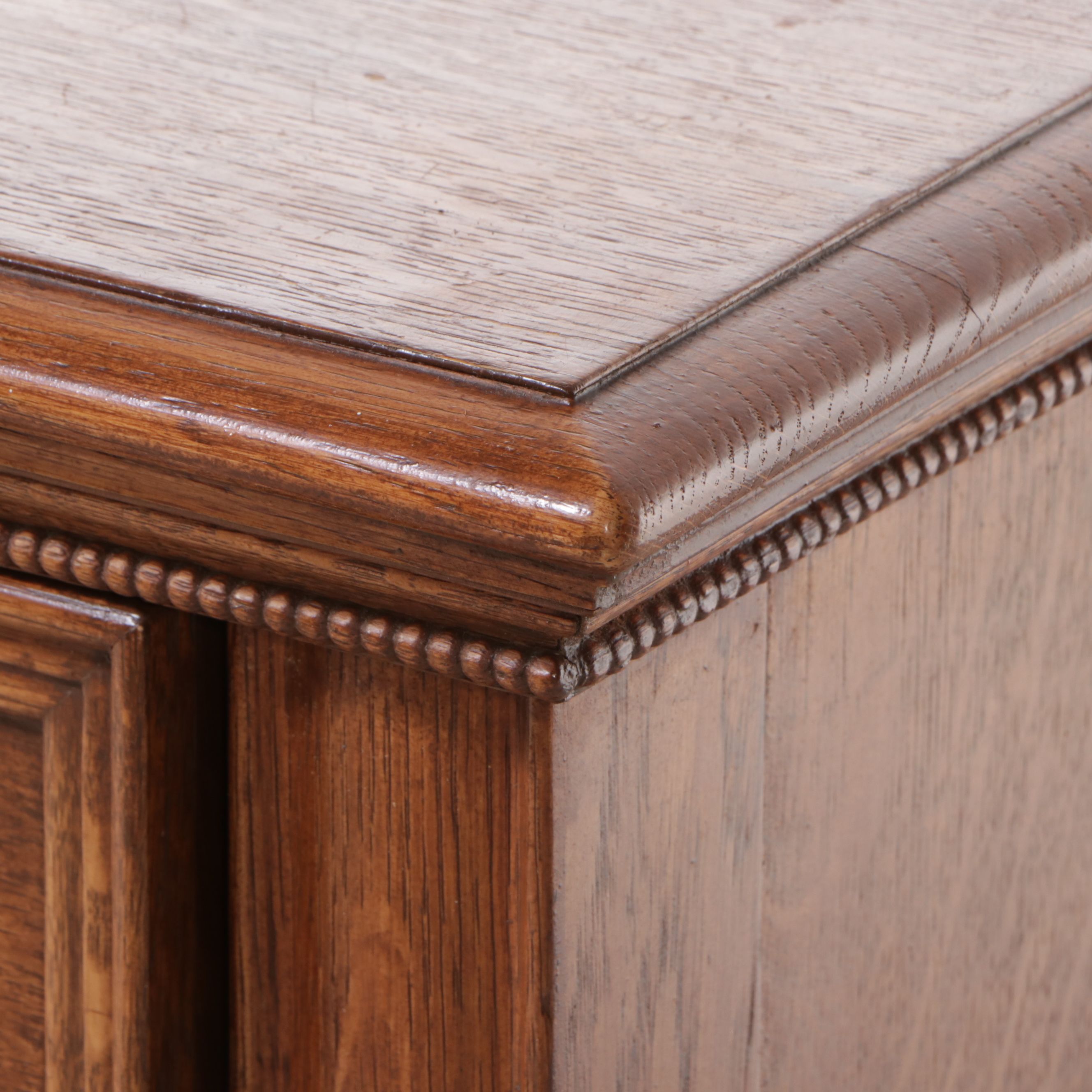 Victorian Rococo Revival Style Oak Dresser, Late 19th/Early 20th Century