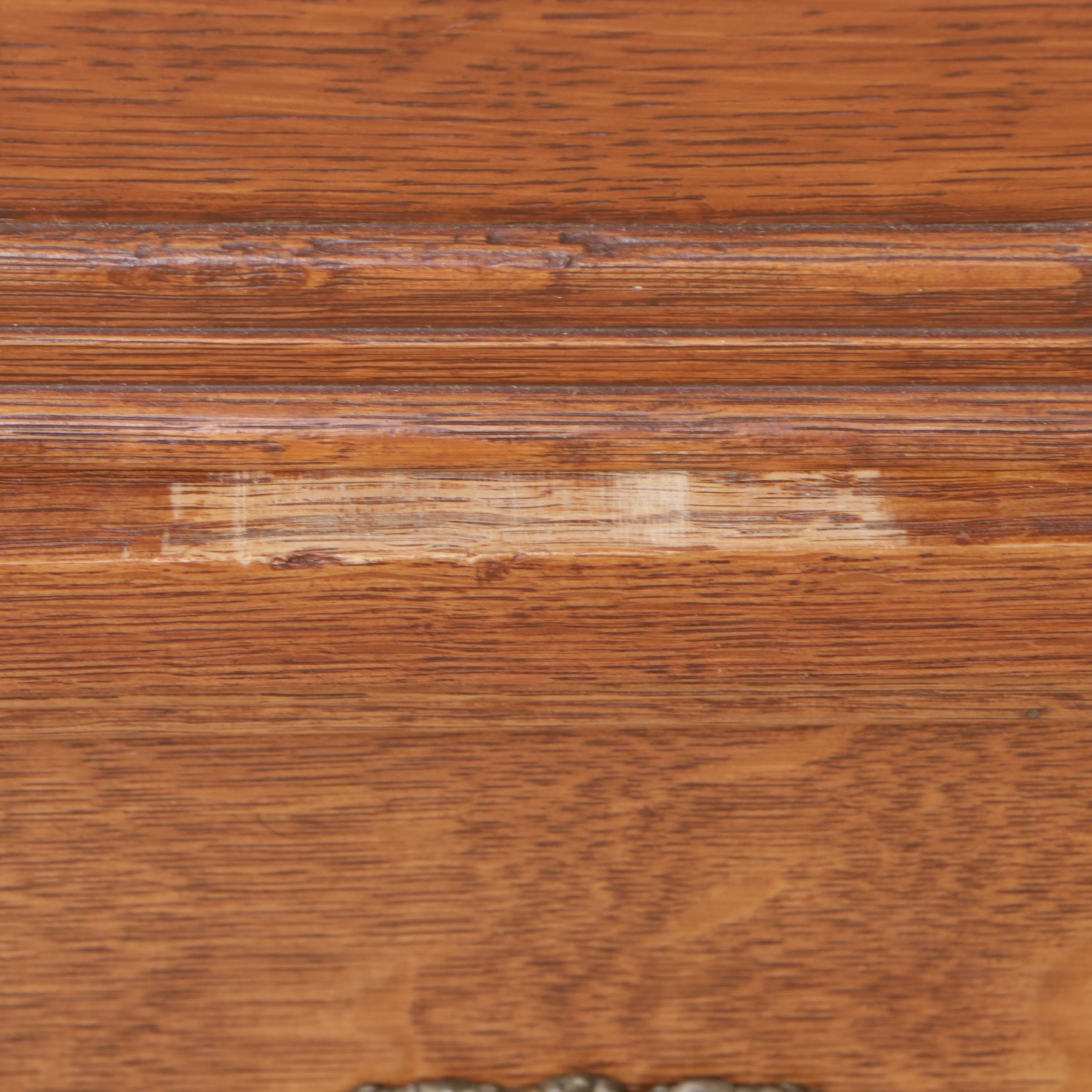 Victorian Rococo Revival Style Oak Dresser, Late 19th/Early 20th Century