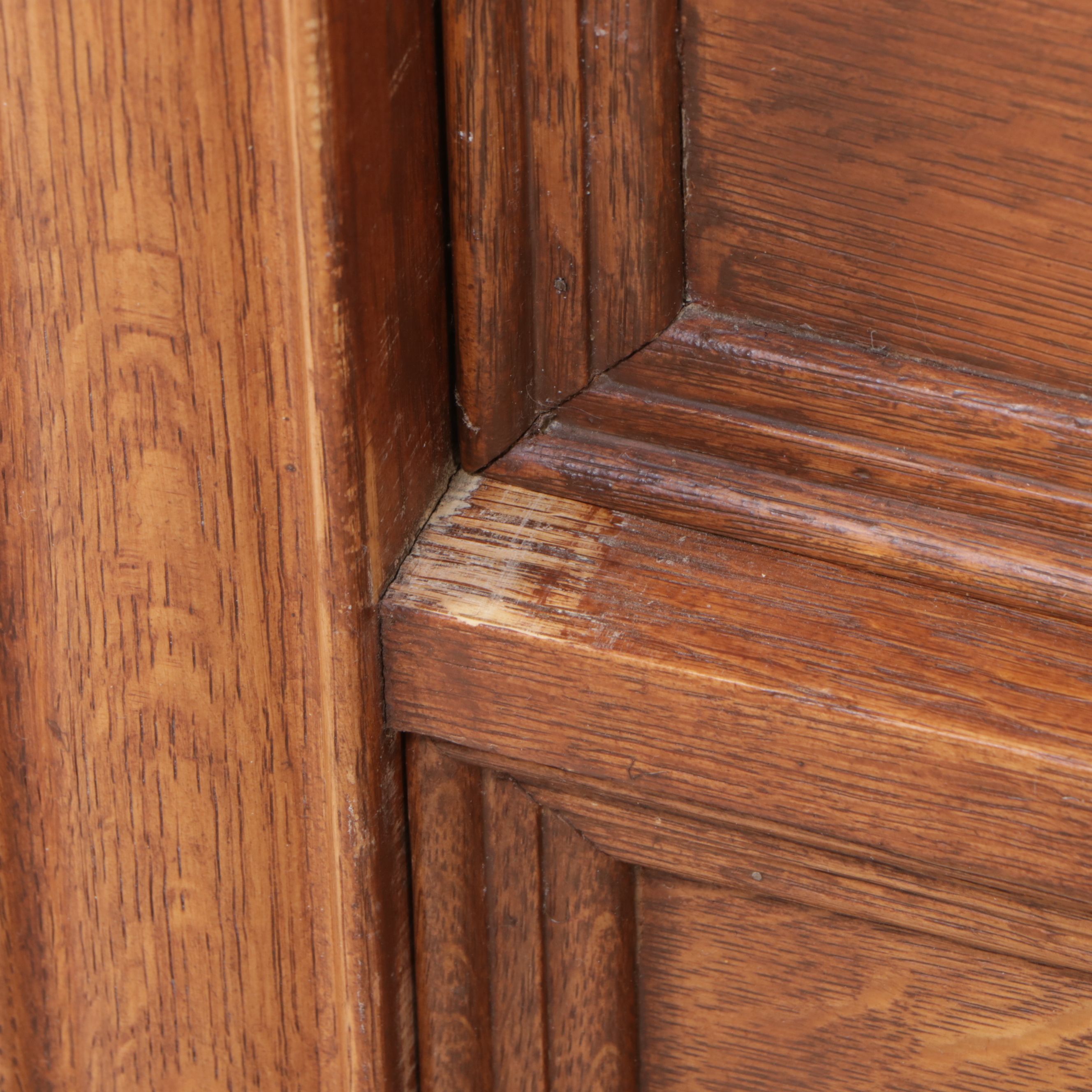 Victorian Rococo Revival Style Oak Dresser, Late 19th/Early 20th Century