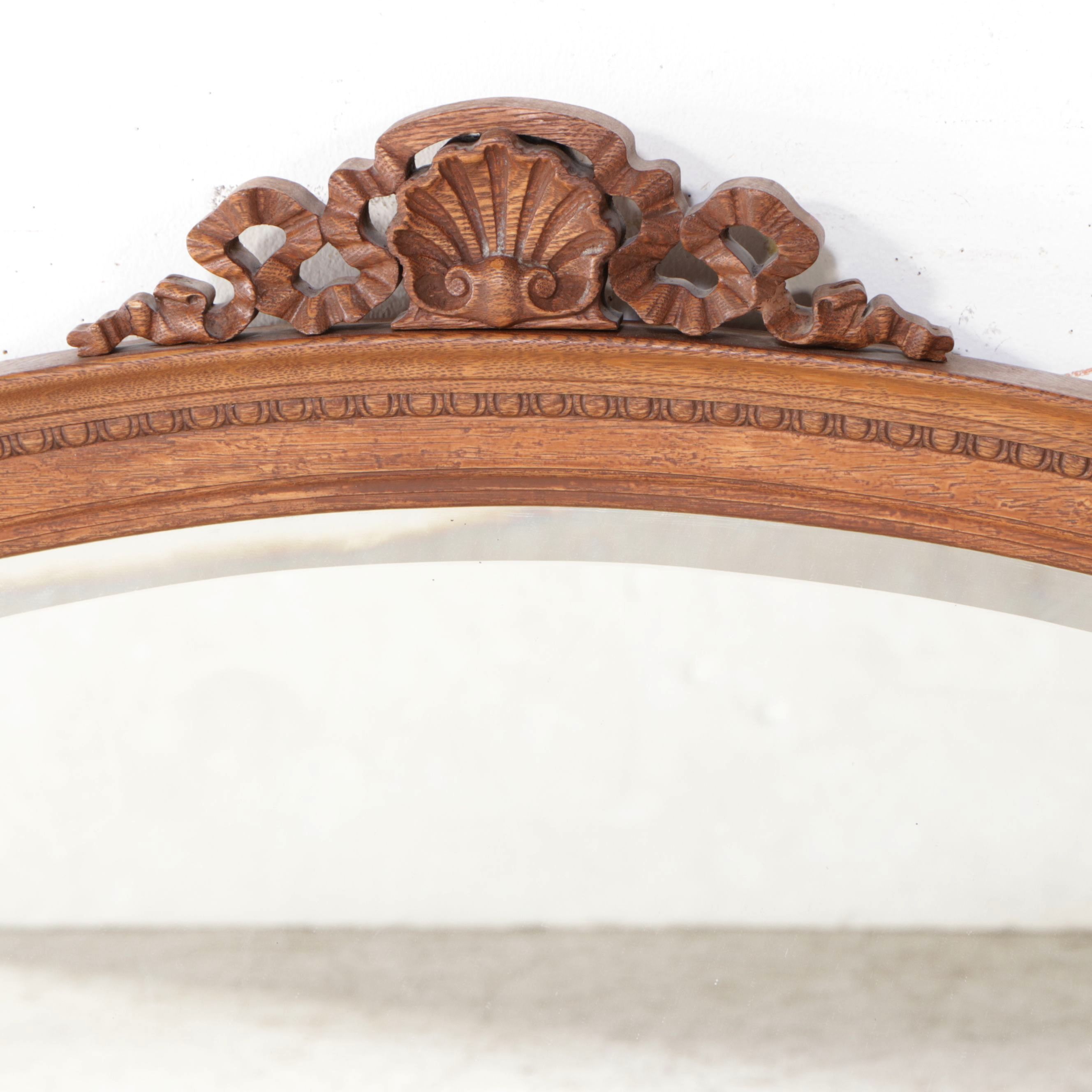 Victorian Rococo Revival Style Oak Dresser, Late 19th/Early 20th Century