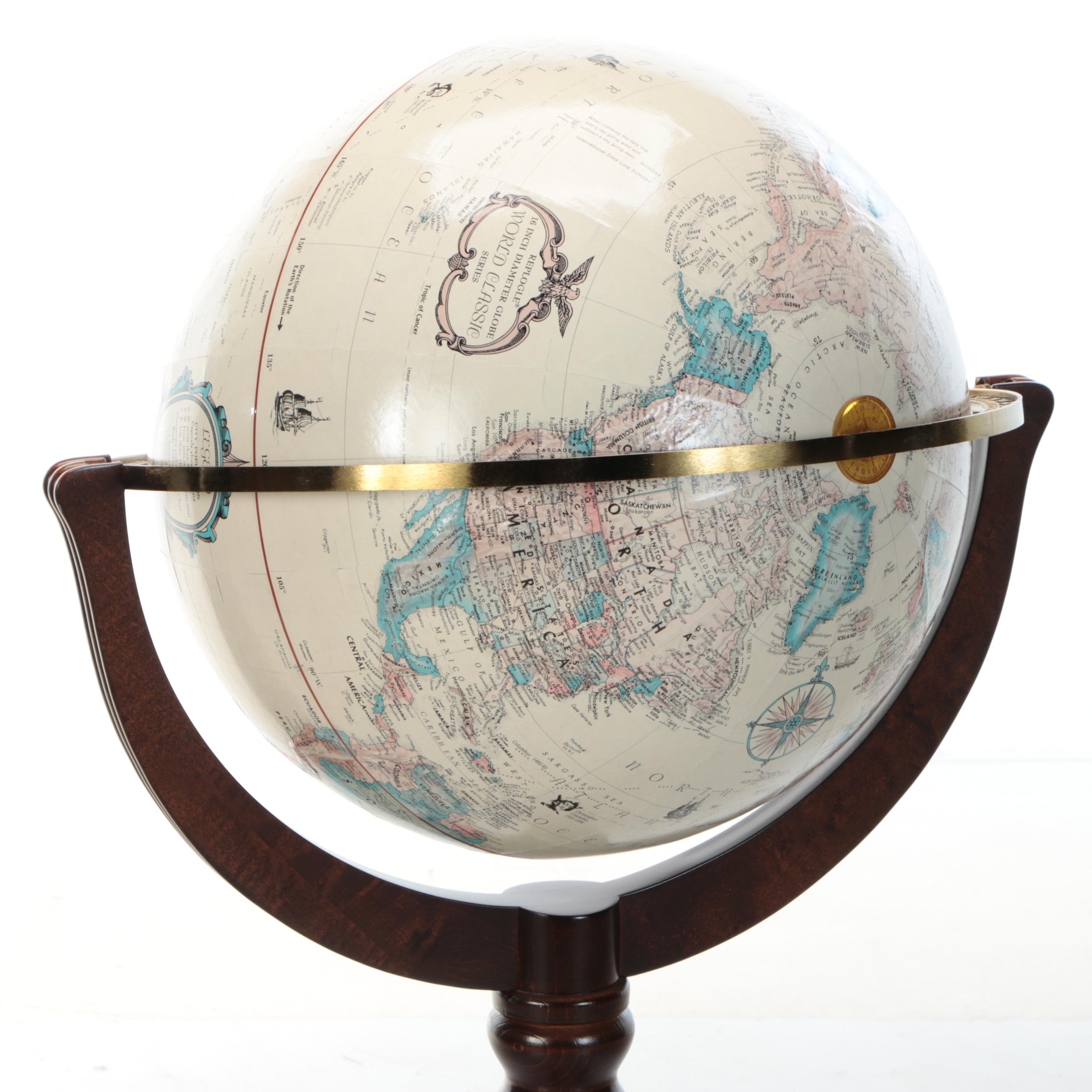 Replogle World Classic Series Floor Standing Globe