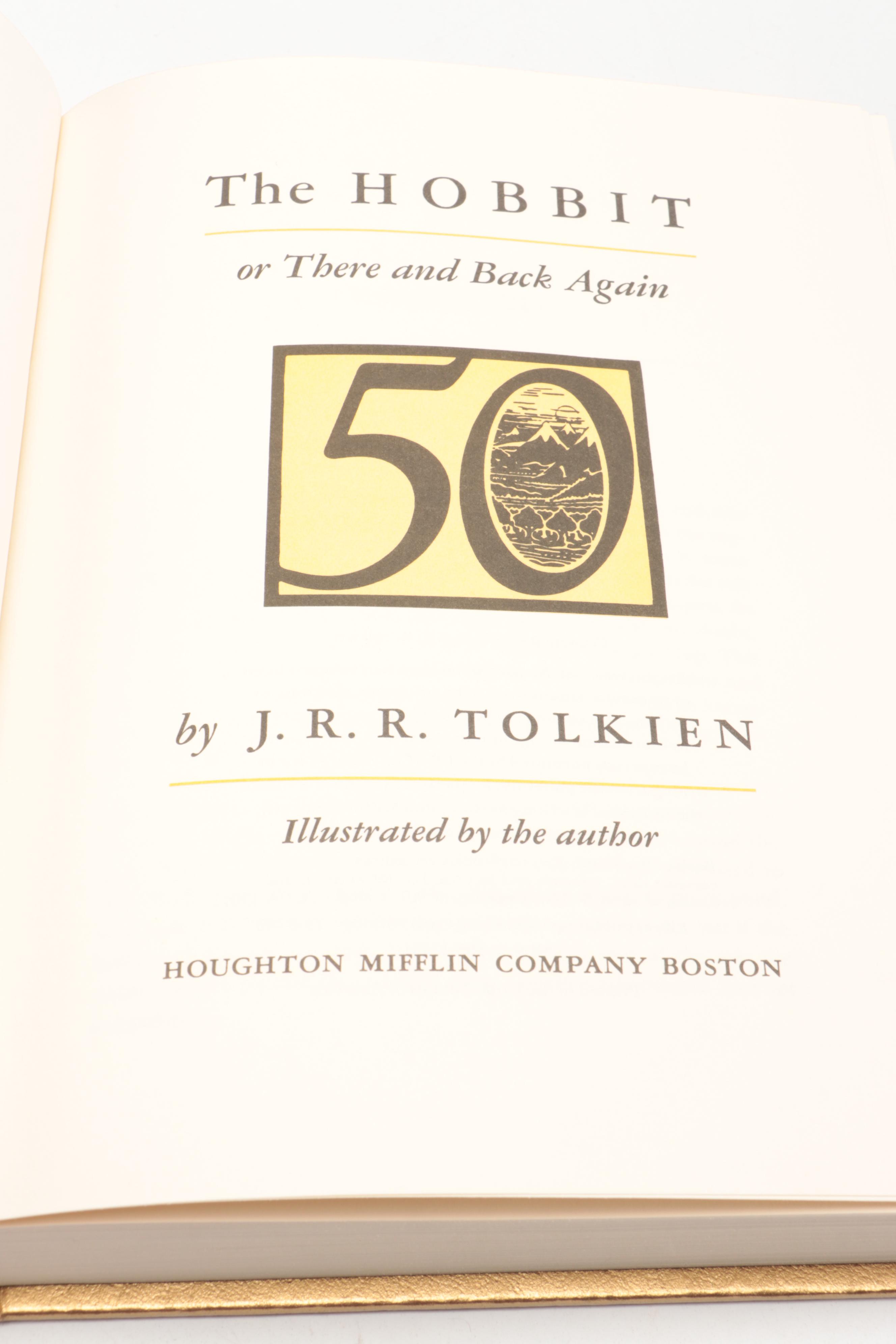 50th Anniversary Edition "The Hobbit" by J. R. R. Tolkien, 1987