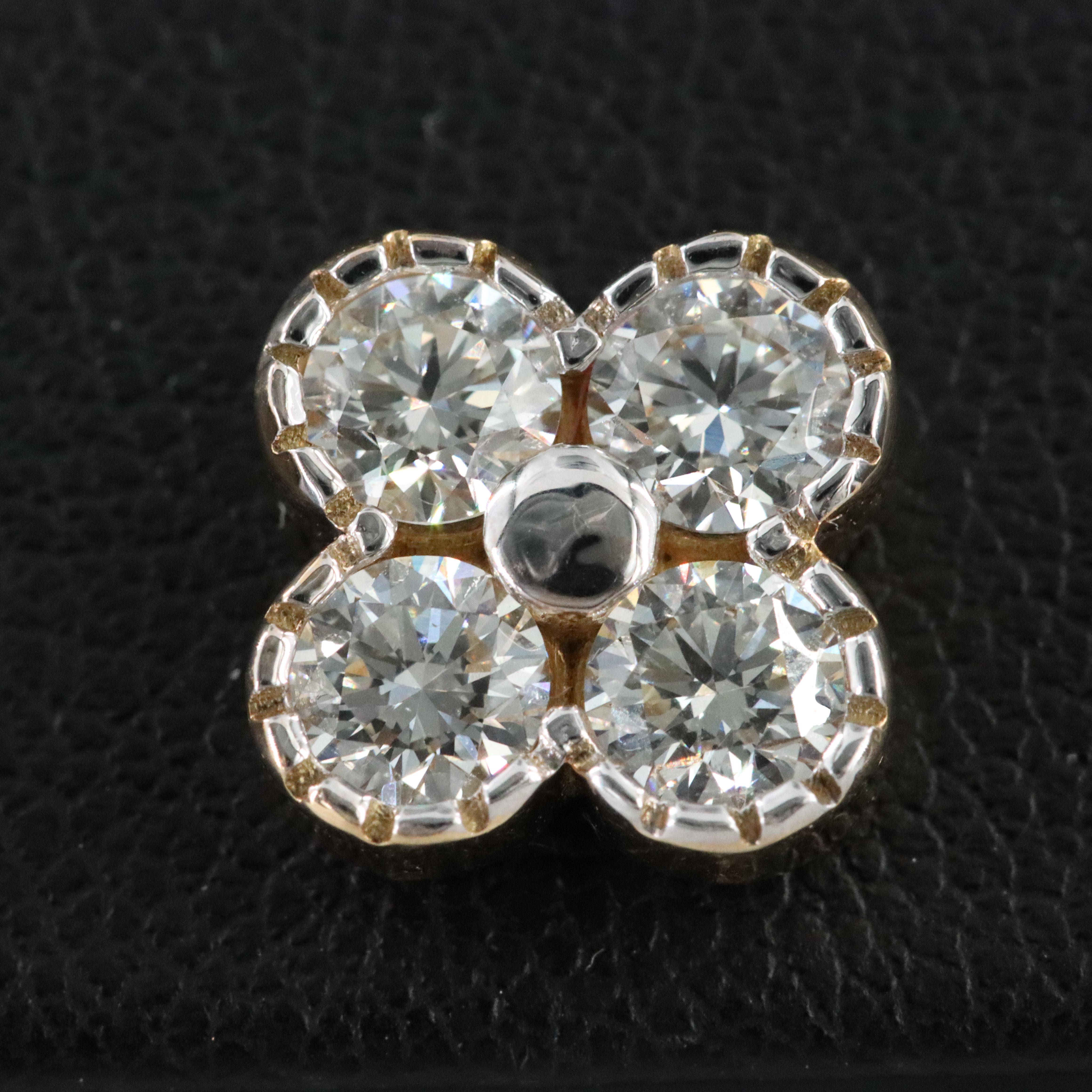 18K 1.87 CTW Diamond Earrings