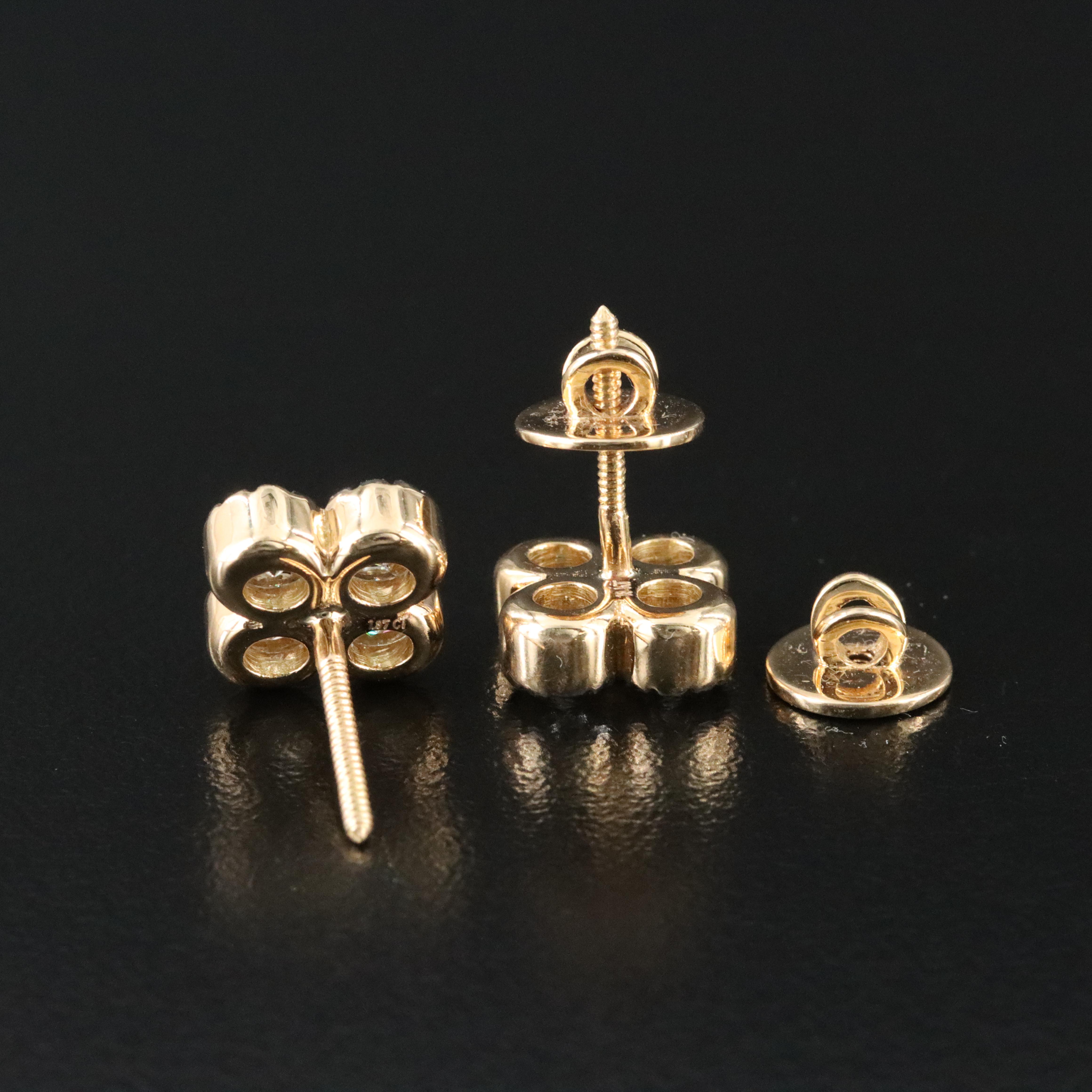 18K 1.87 CTW Diamond Earrings