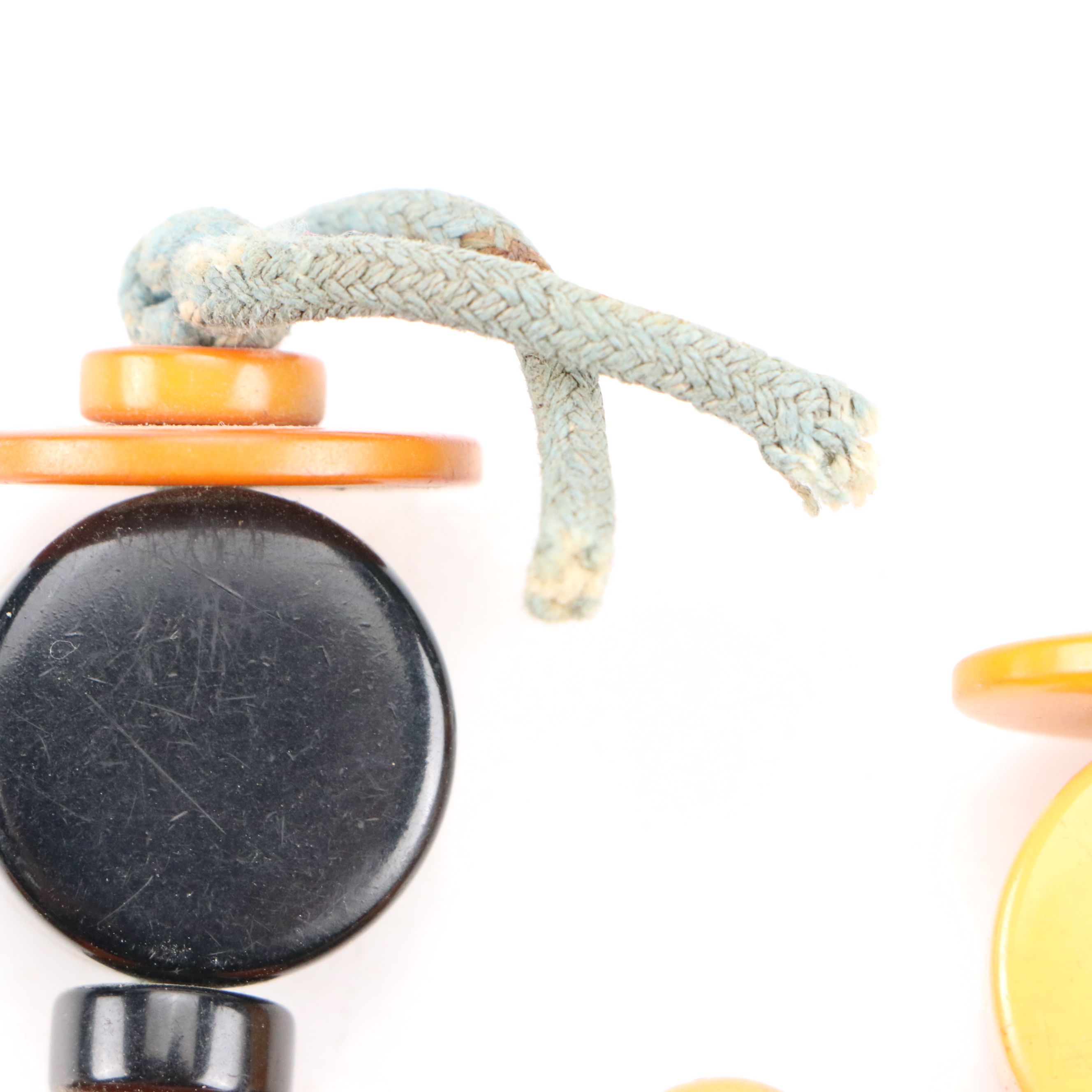 Art Deco Bakelite Crib Toys, Early 20th Century