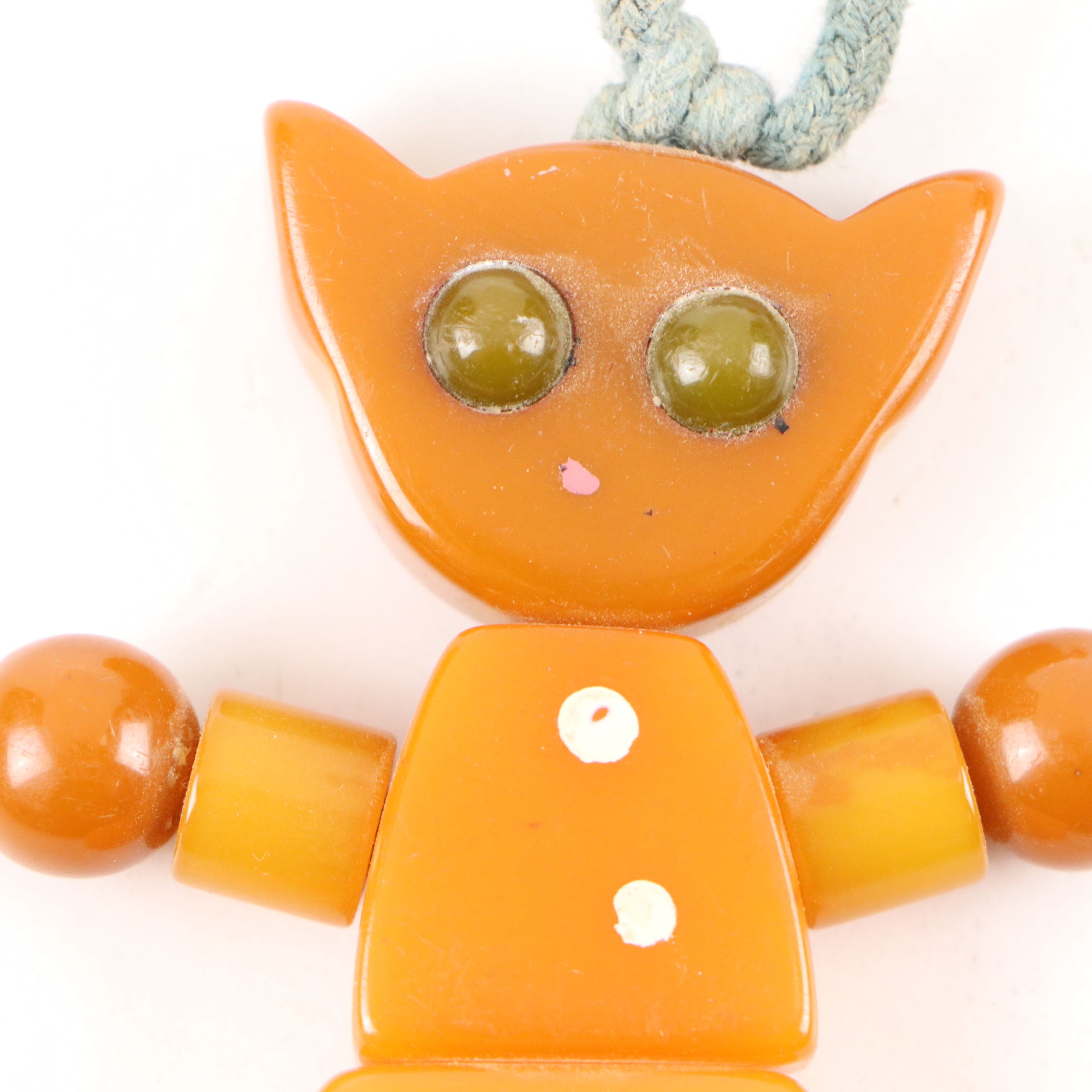 Art Deco Bakelite Crib Toys, Early 20th Century