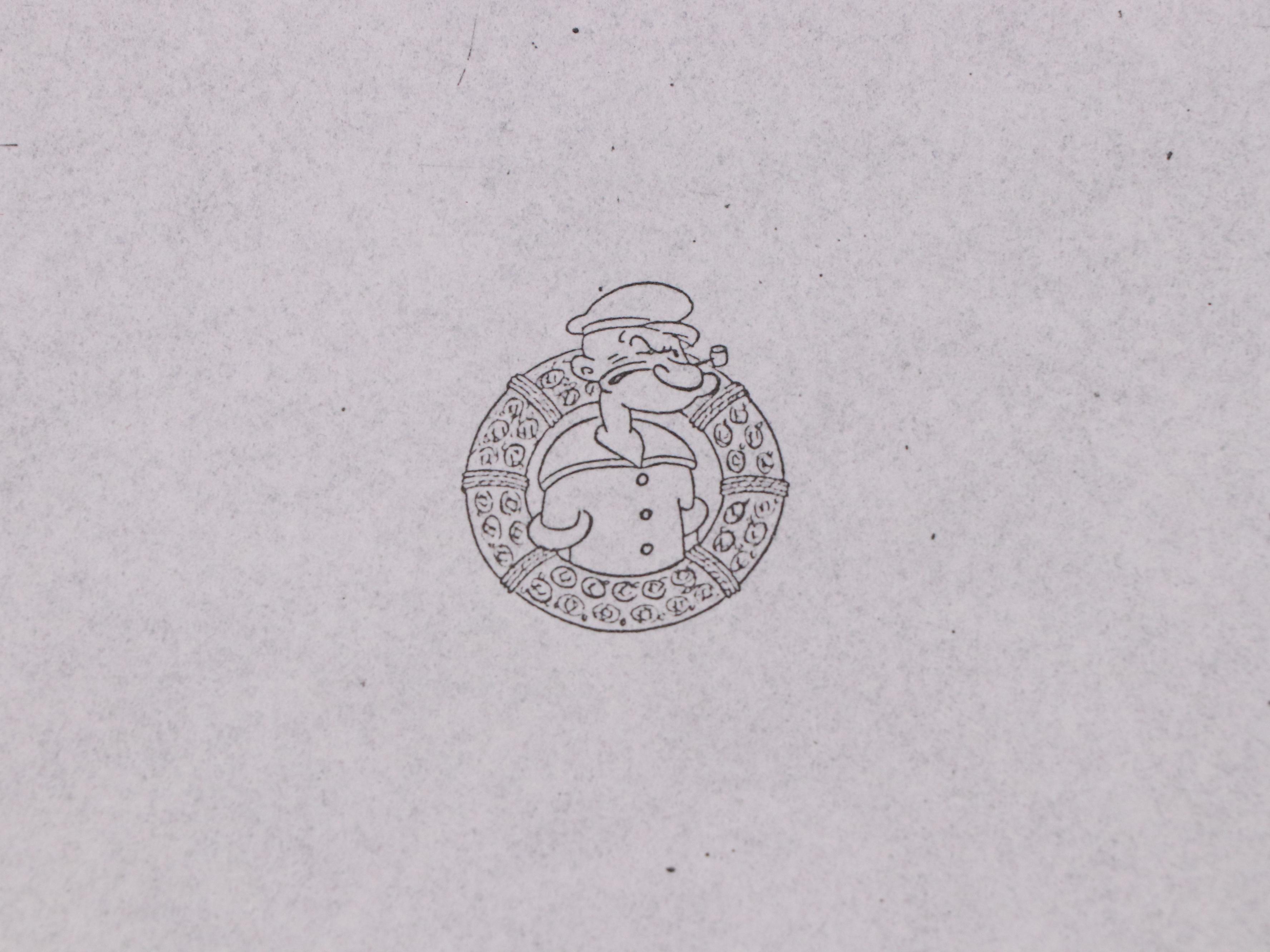 Animation Lot Including Sketches and Hand-Painted Backdrop for Cels