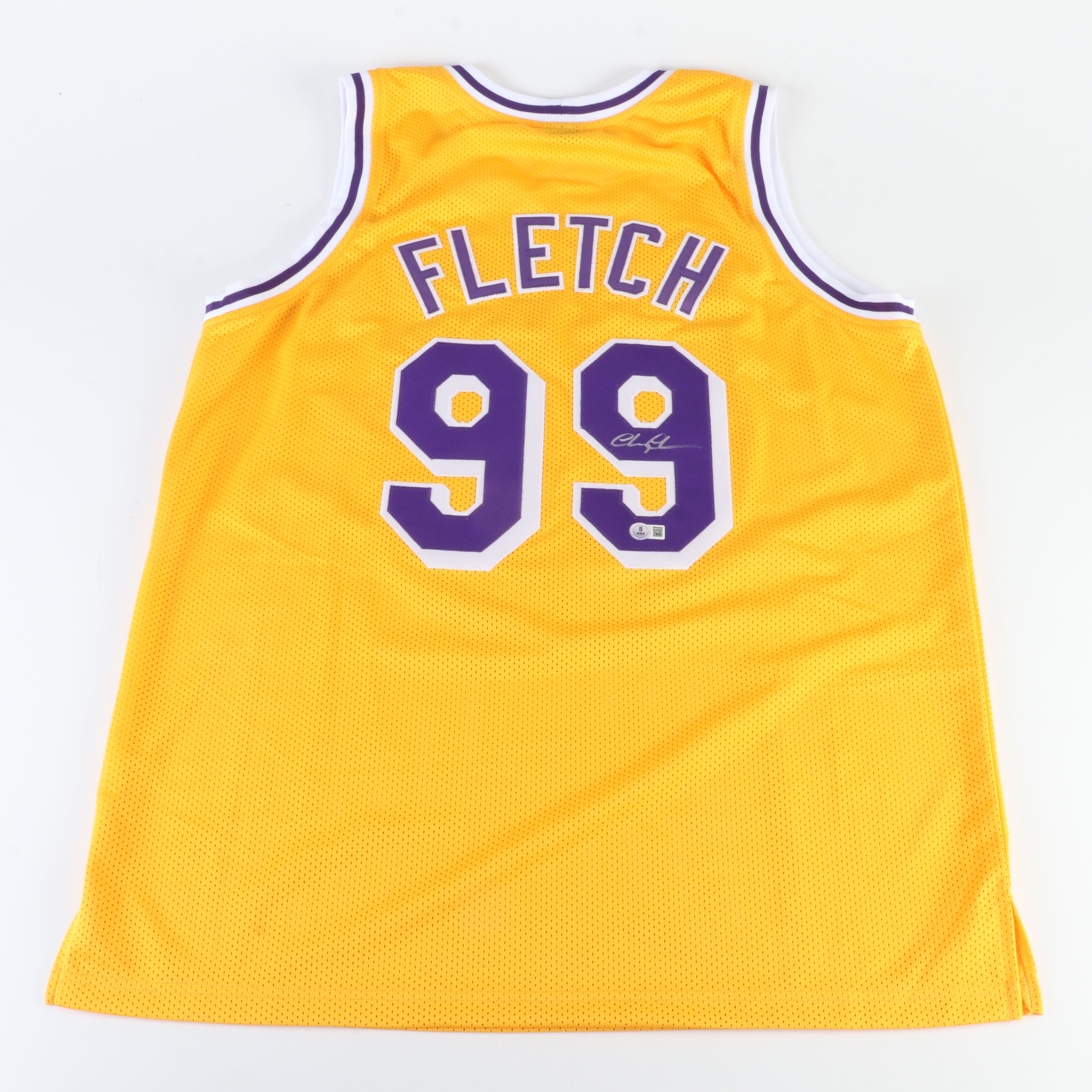 Chevy Chase Signed "Fletch" Los Angeles Lakers Basketball Jersey, Beckett
