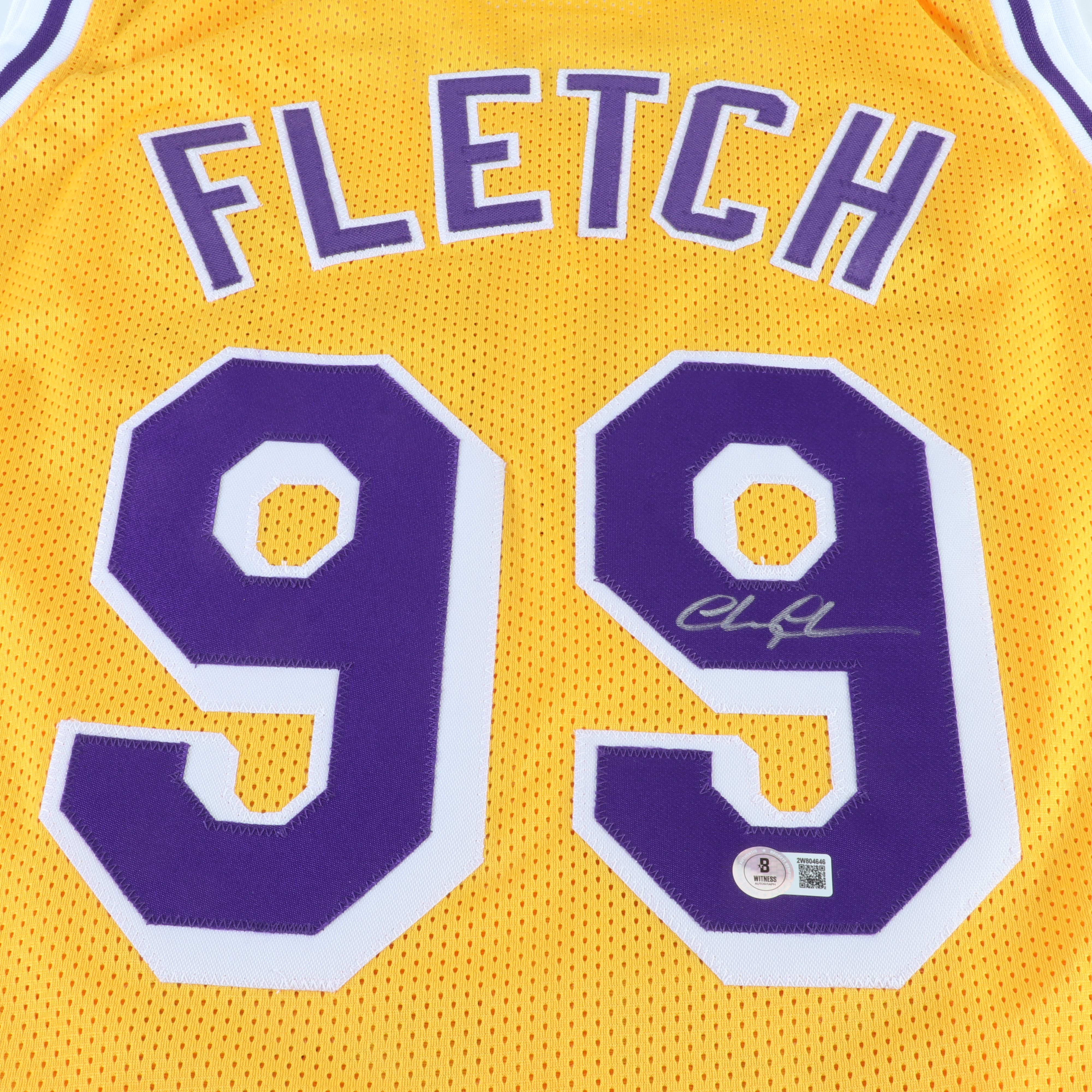 Chevy Chase Signed "Fletch" Los Angeles Lakers Basketball Jersey, Beckett
