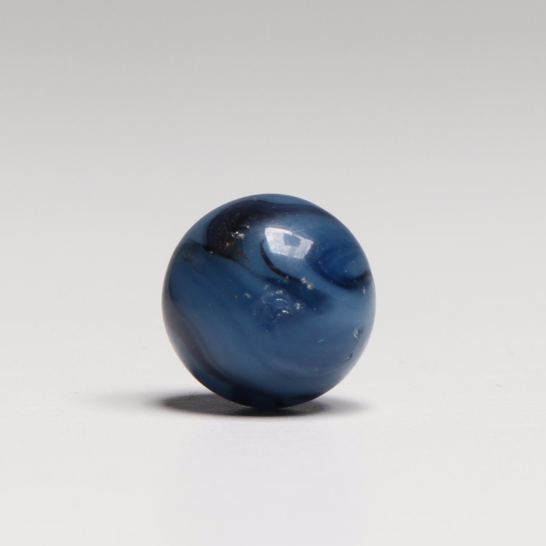 Akro Agate, Uranium Glass, and Other Glass Marbles with McDonald's Paperweight