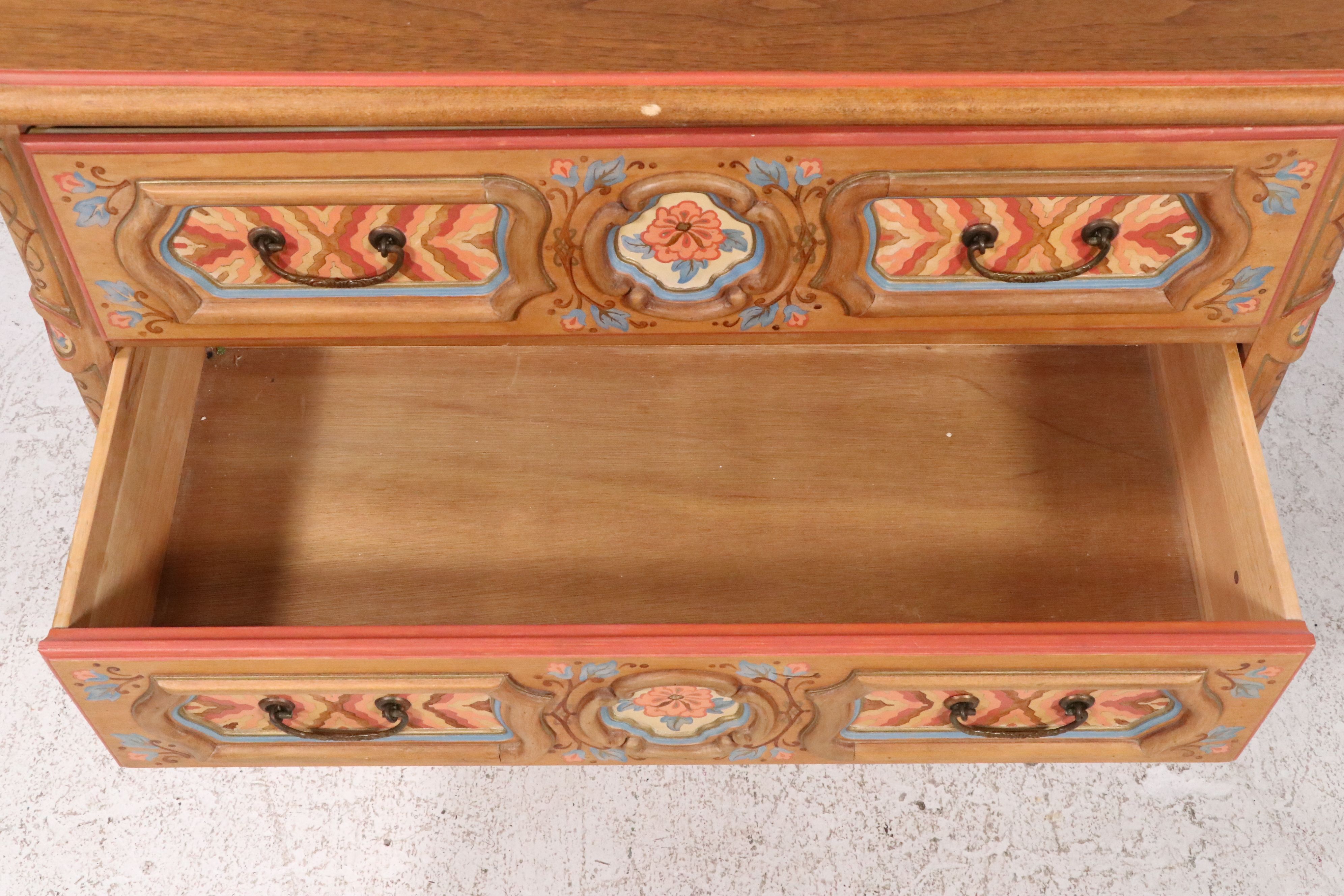 Drexel "et Cetera" Paint-Decorated Two-Drawer Chest