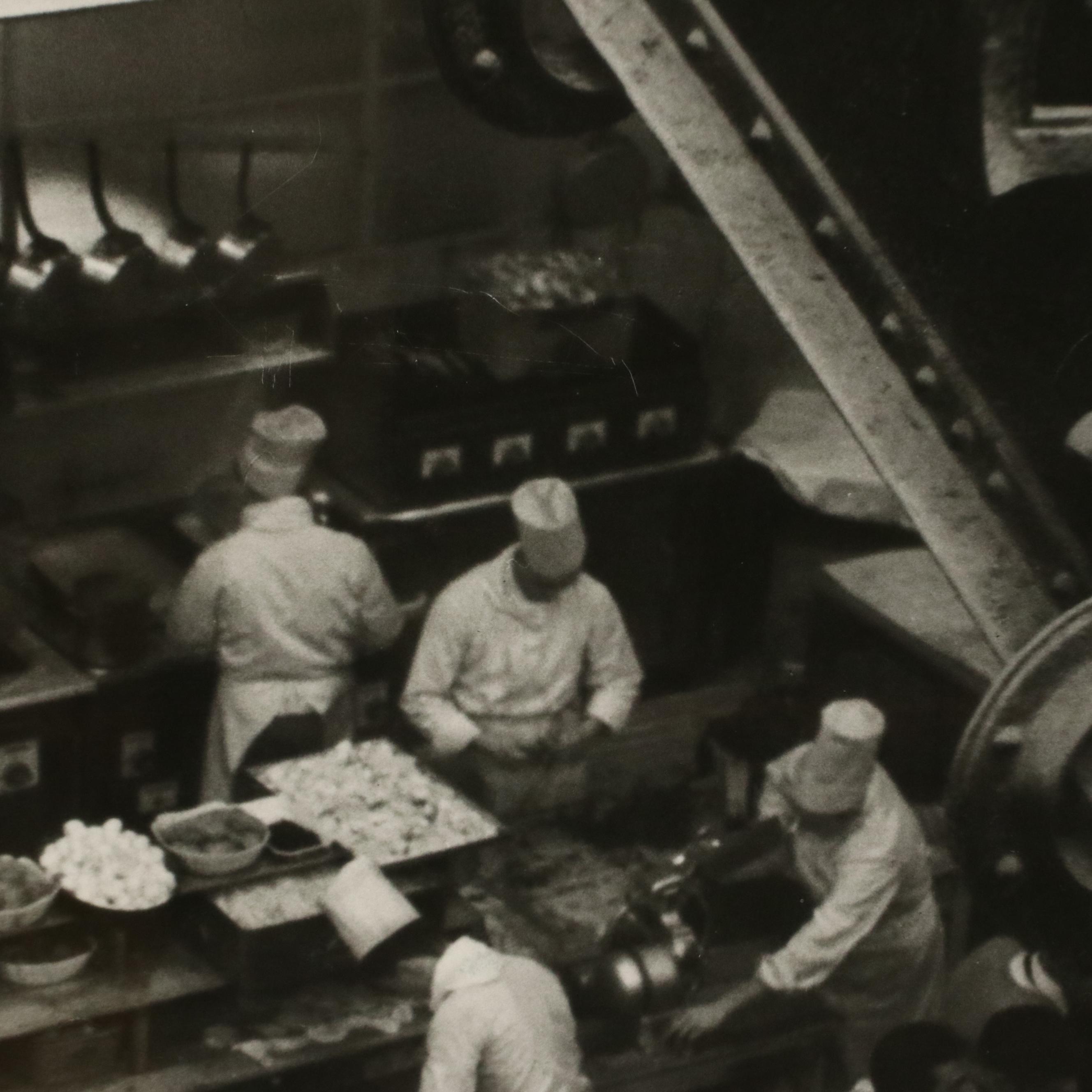 Offset Lithograph After Willy Ronis "Les Cuisines De Grand Palais"