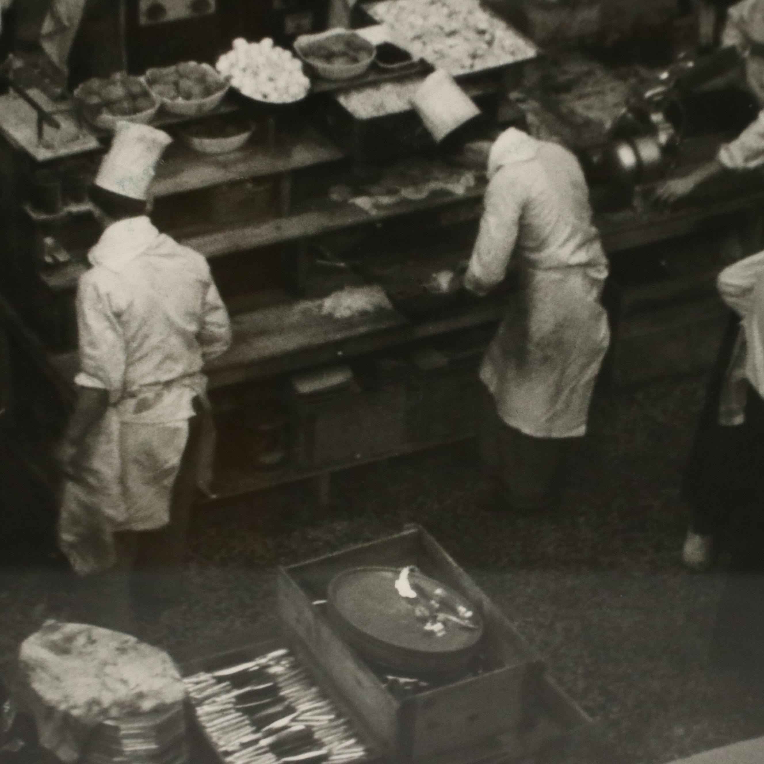 Offset Lithograph After Willy Ronis "Les Cuisines De Grand Palais"