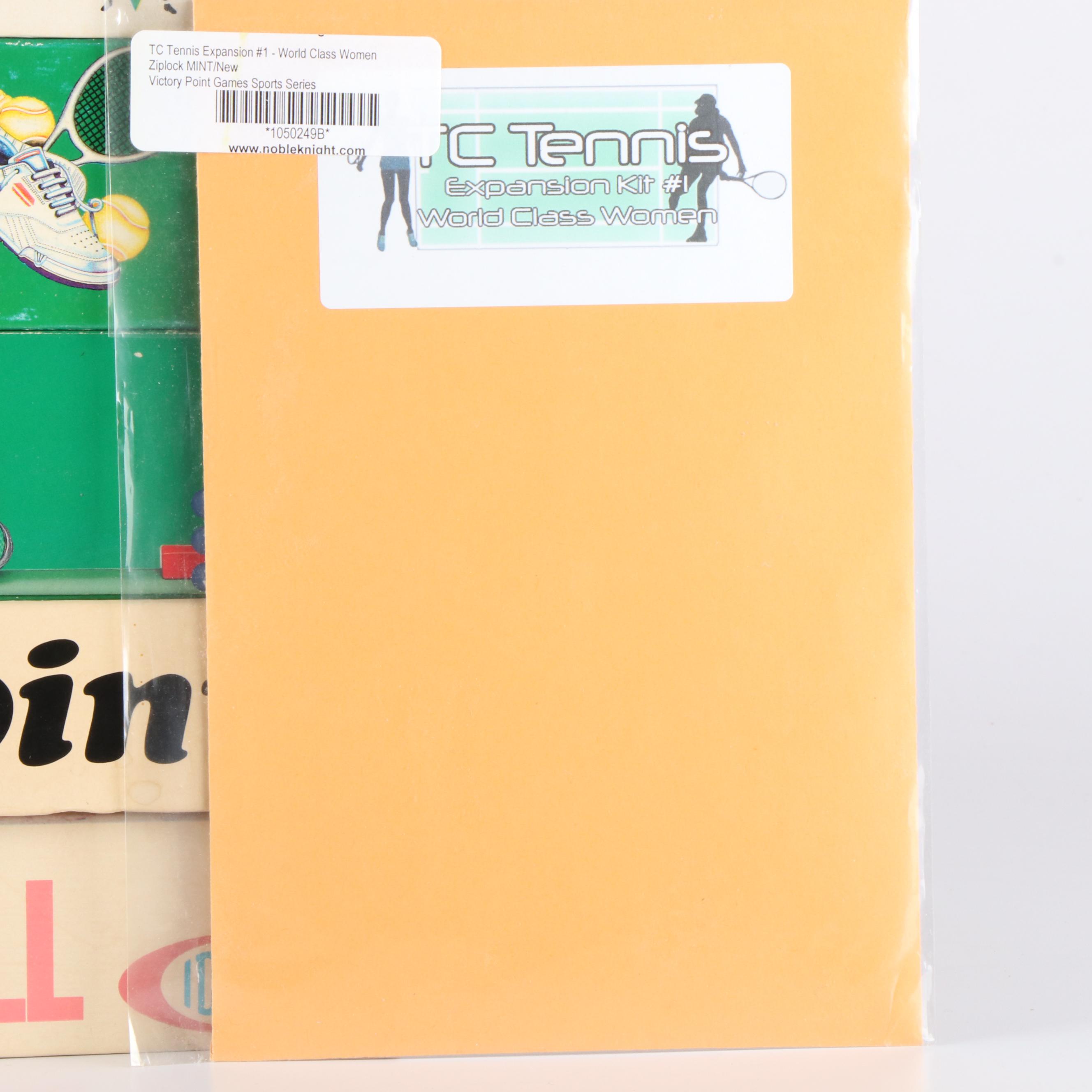 Tennis and Baseball Themed Board Games