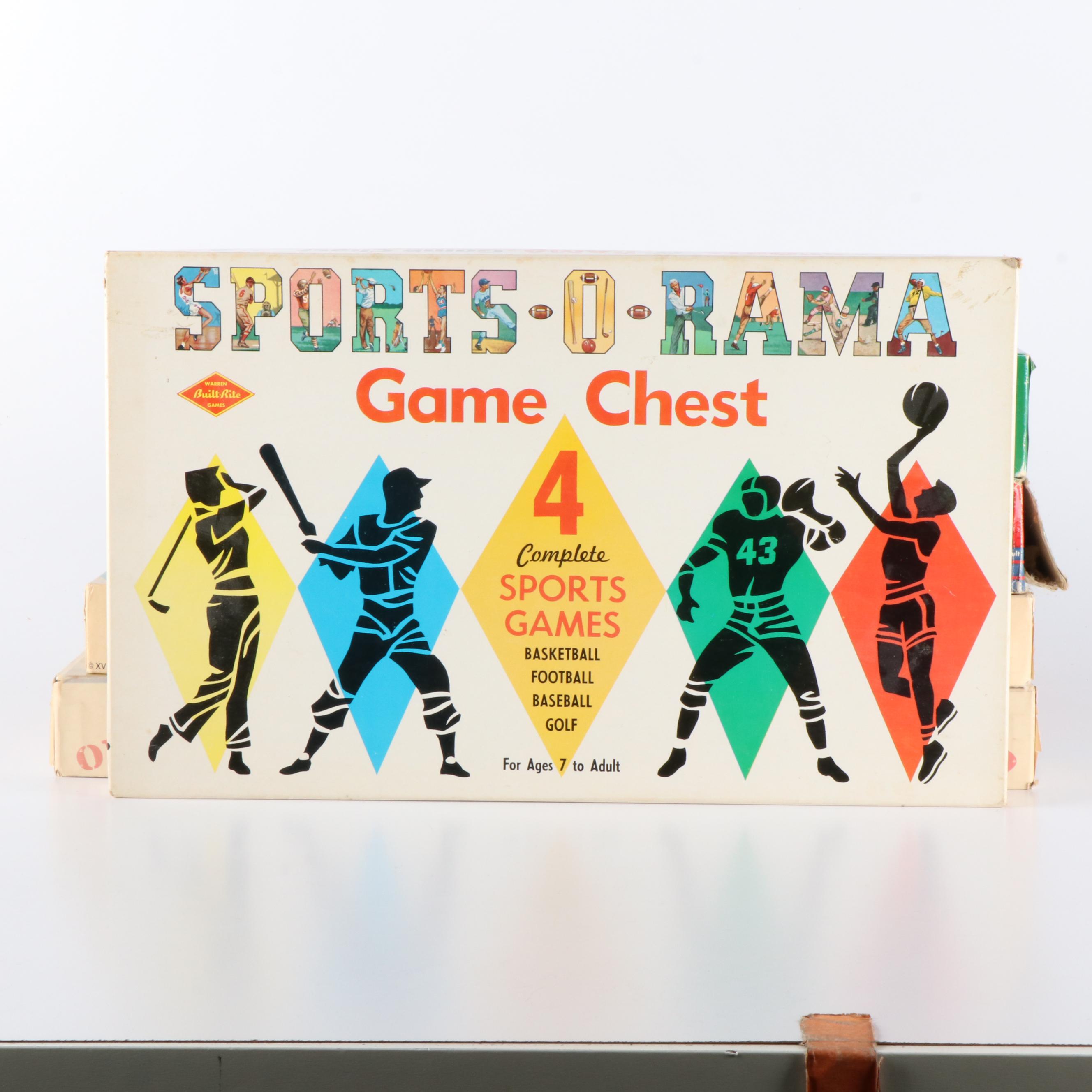 Tennis and Baseball Themed Board Games