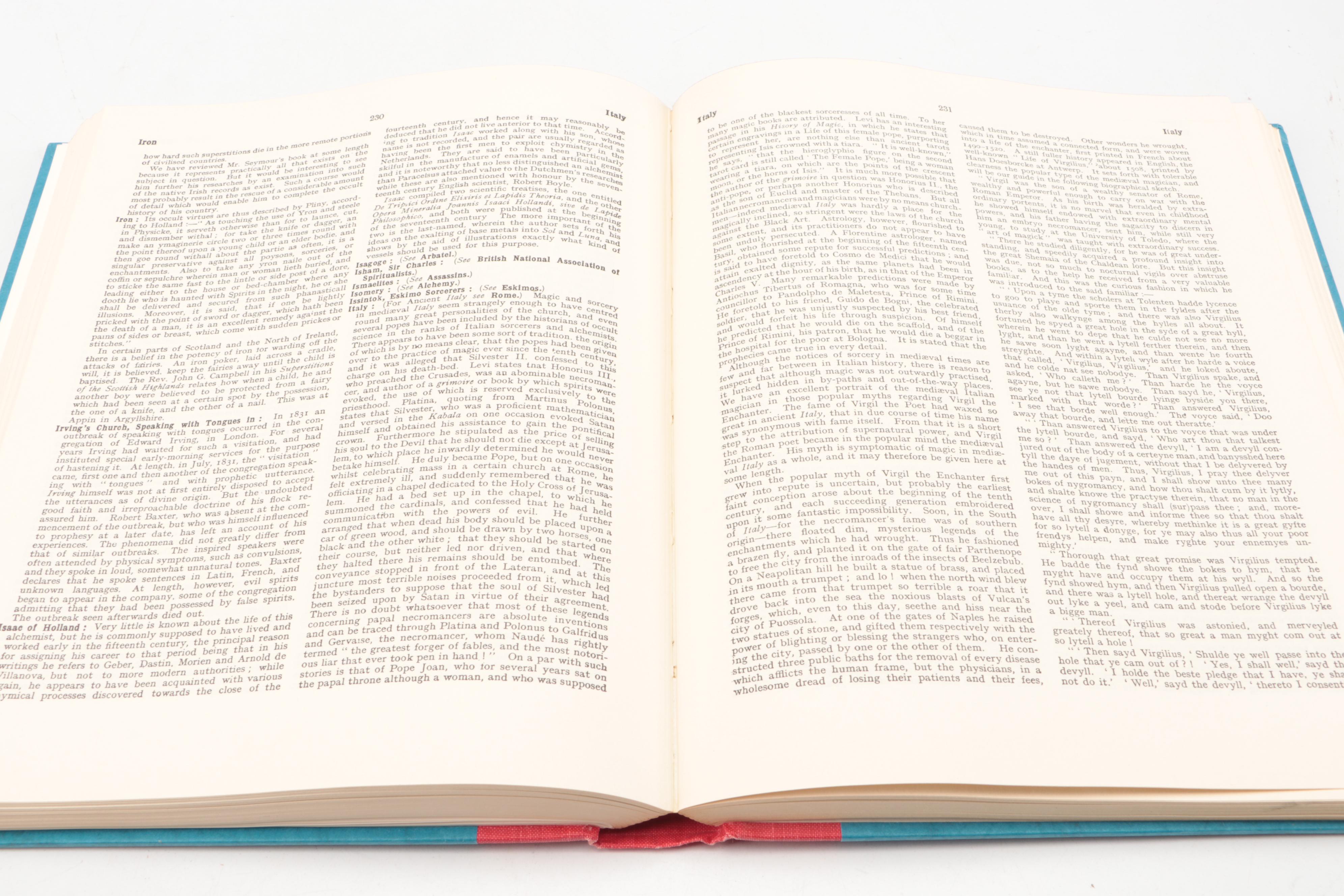 Illustrated "An Encyclopaedia of Occultism" by Lewis Spence, 1960