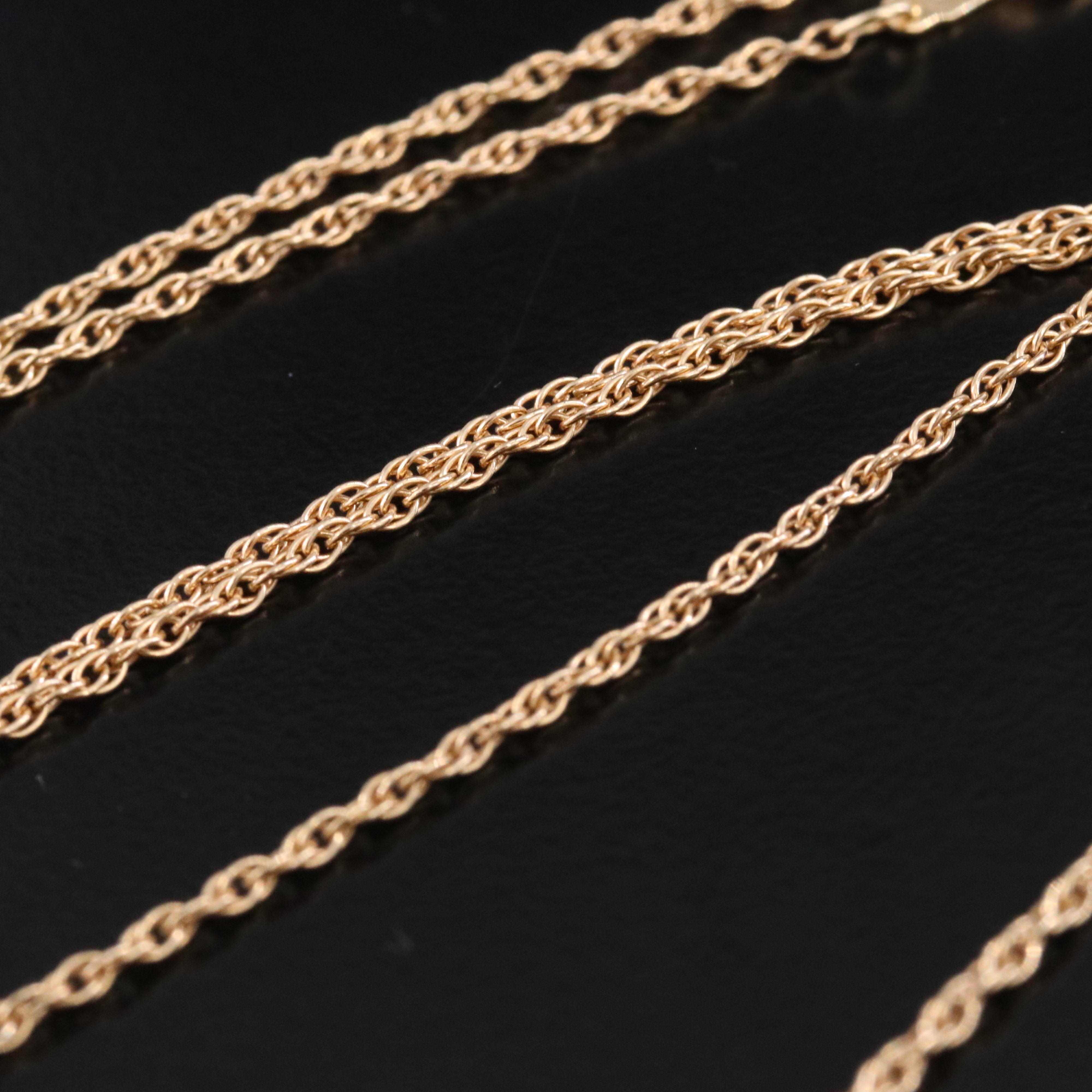 Tiffany & Co. 14K Twist Heart Necklace