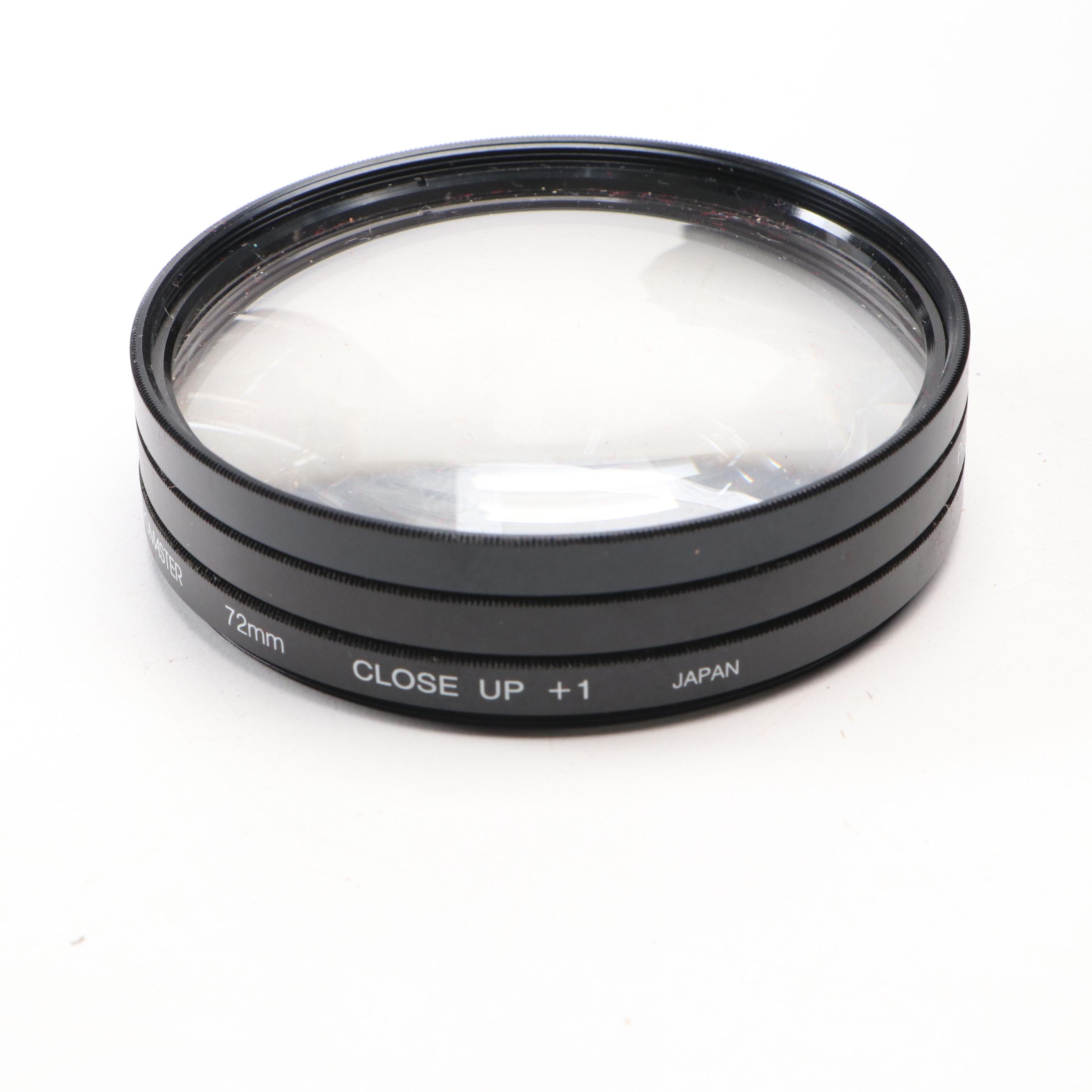 Collection of SLR Film Cameras with Hard Case and Other Accessories