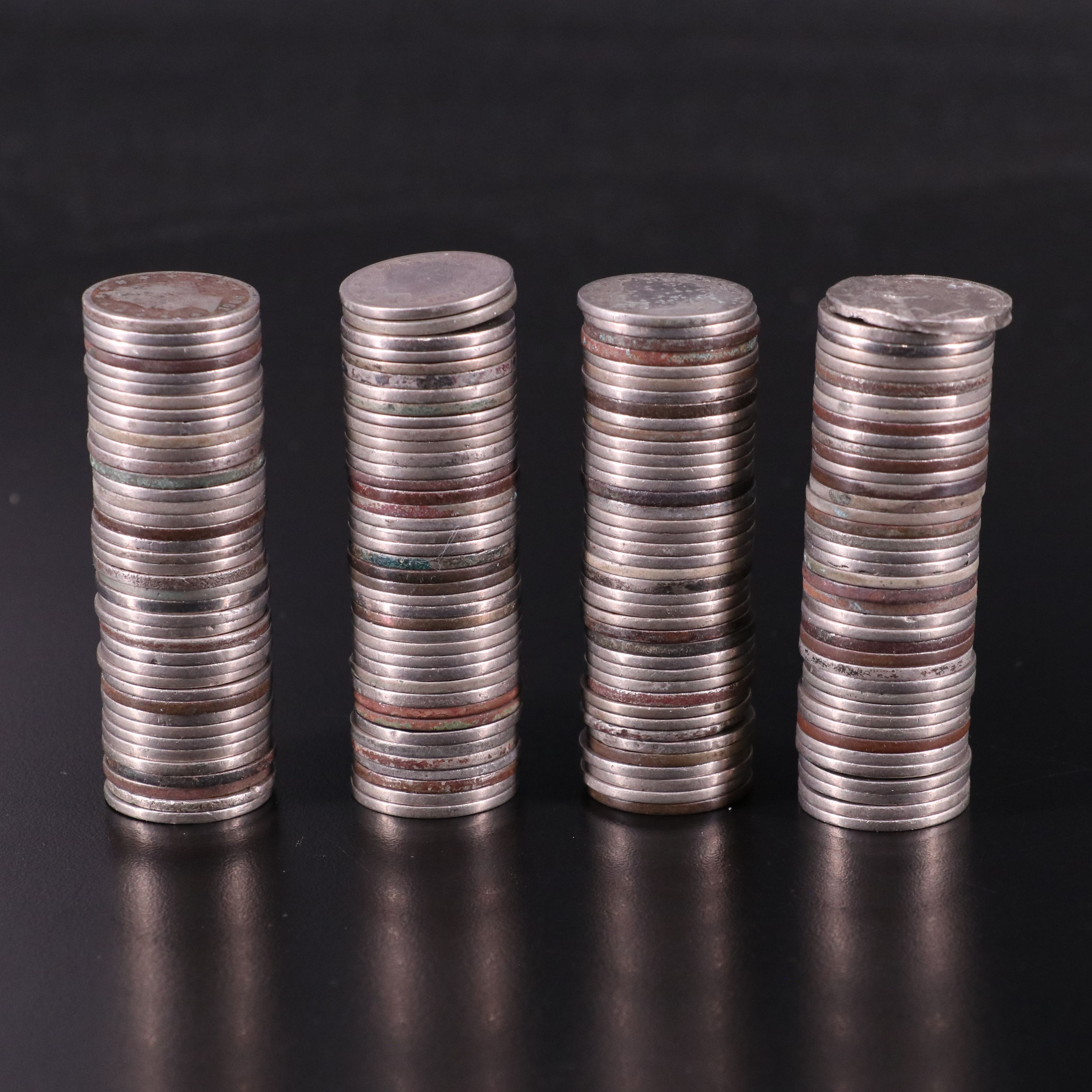 Group of 160 Low Grade Liberty Nickels