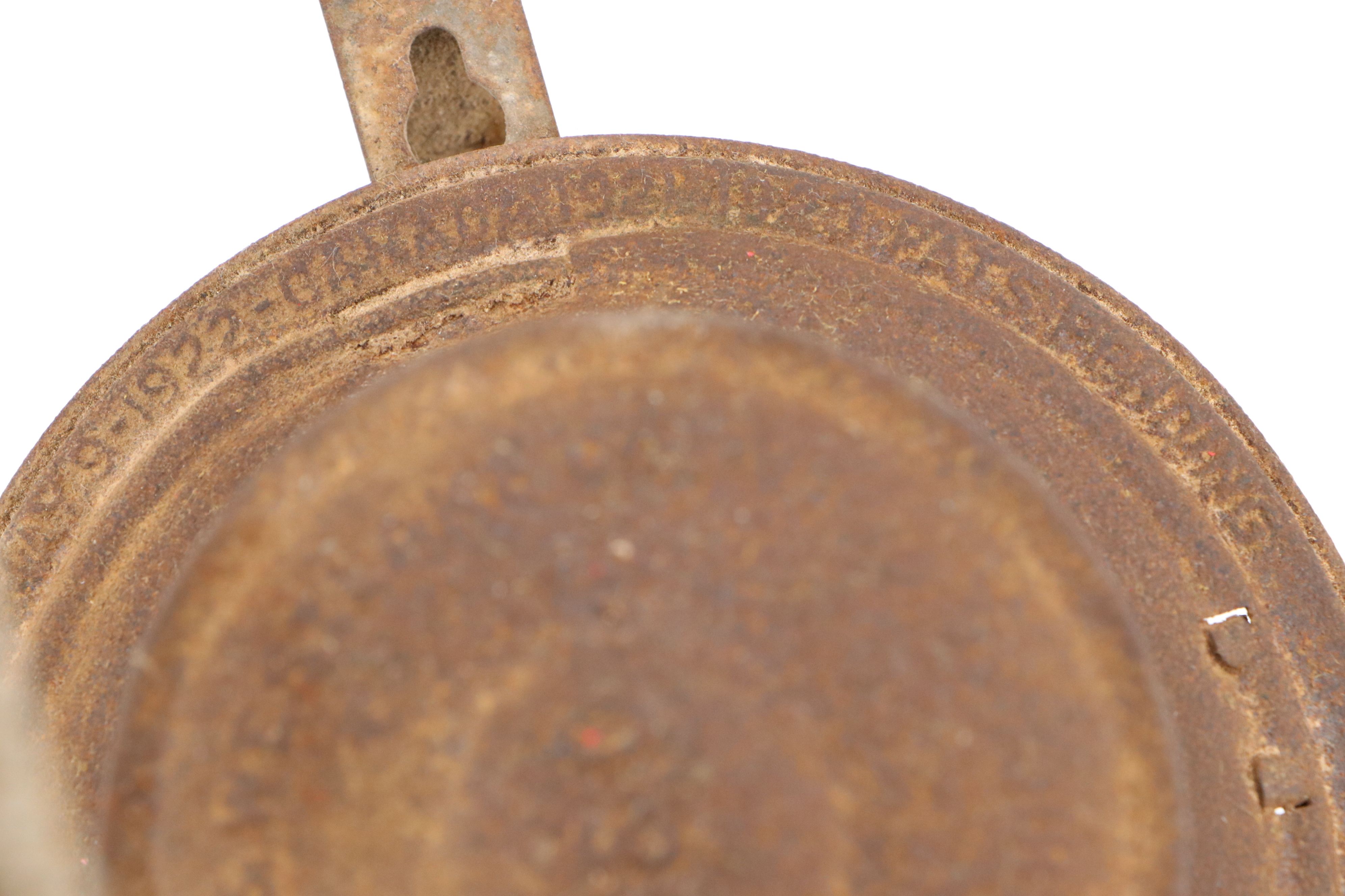 Chesapeake & Ohio Railroad Kerosene Lamp with Adlake and Other Red Glass Lamp