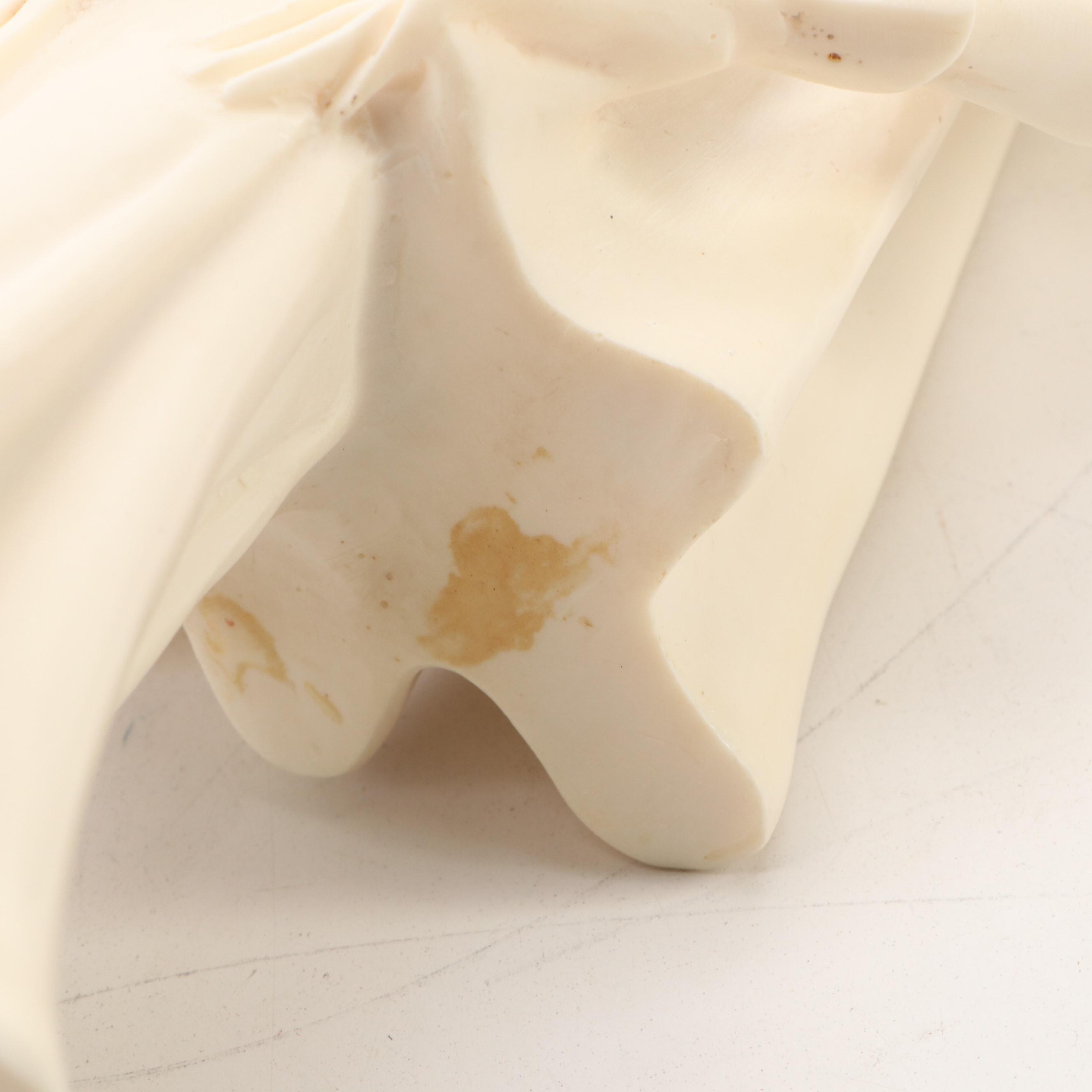 Charles Serouya & Son Italian Art Deco Style Figural Statue, 20th Century