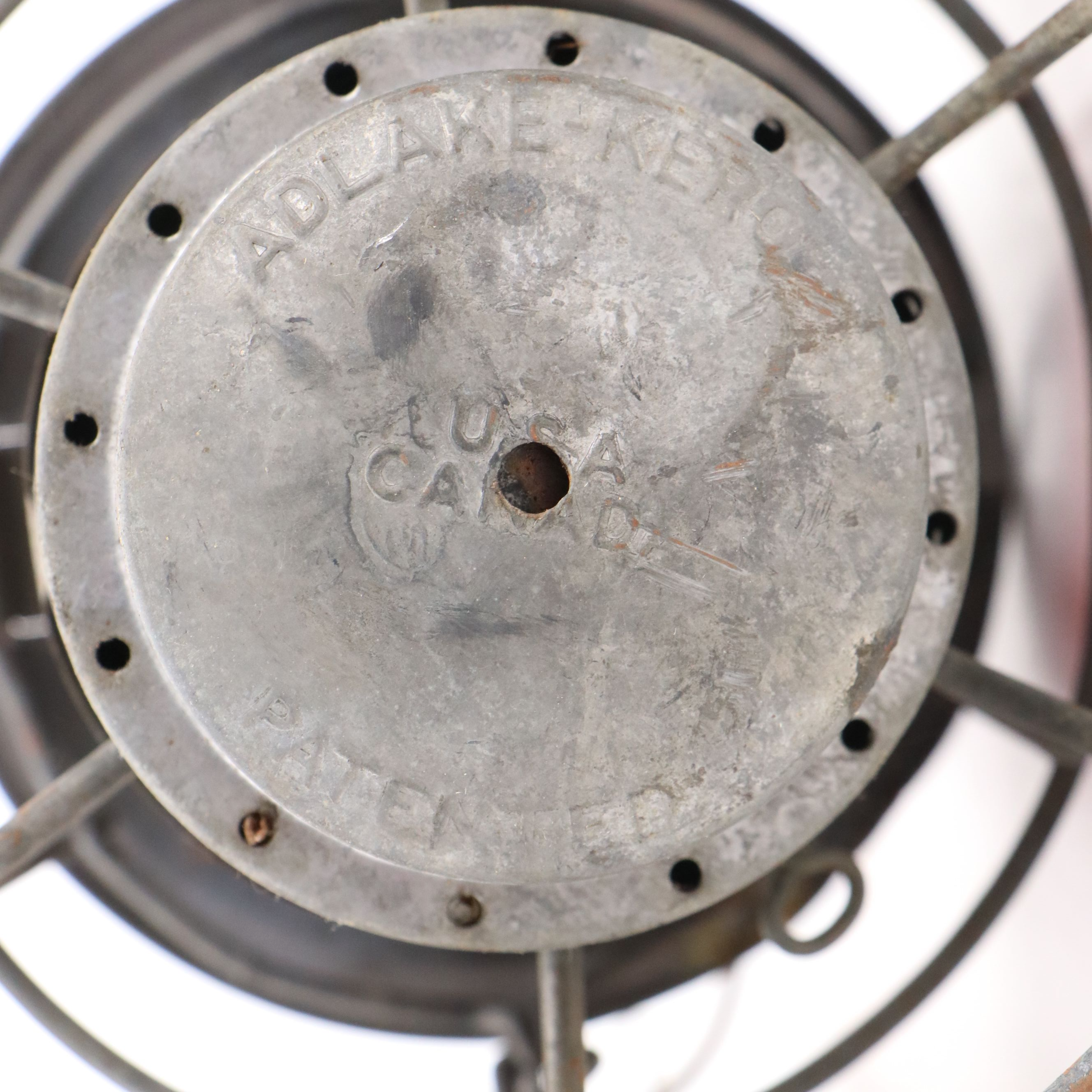 Chesapeake & Ohio Railroad Kerosene Lamp with Adlake and Other Red Glass Lamp