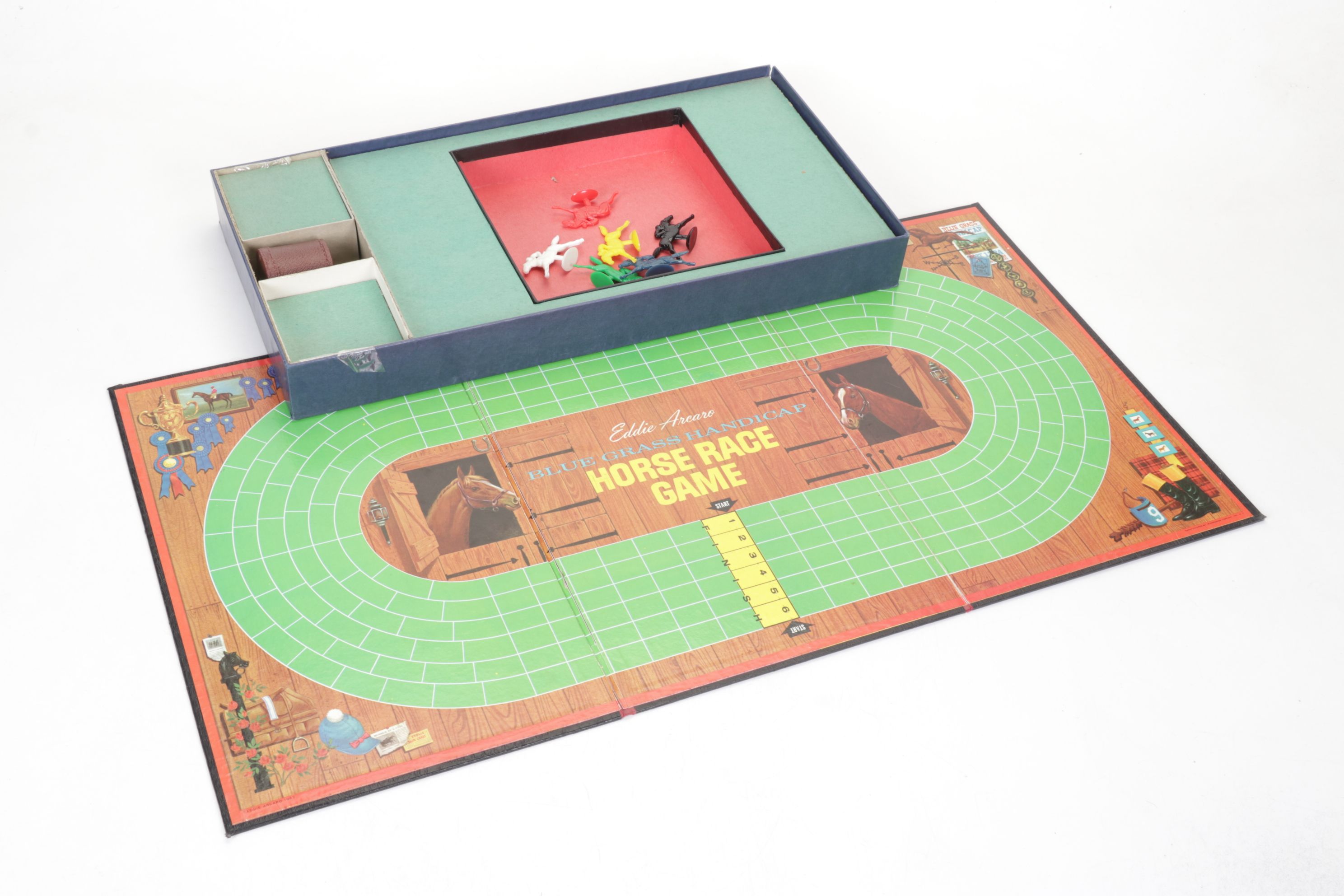 "Kentucky Derby", "Photo-Finish", and Six Other Horse Race Board Games