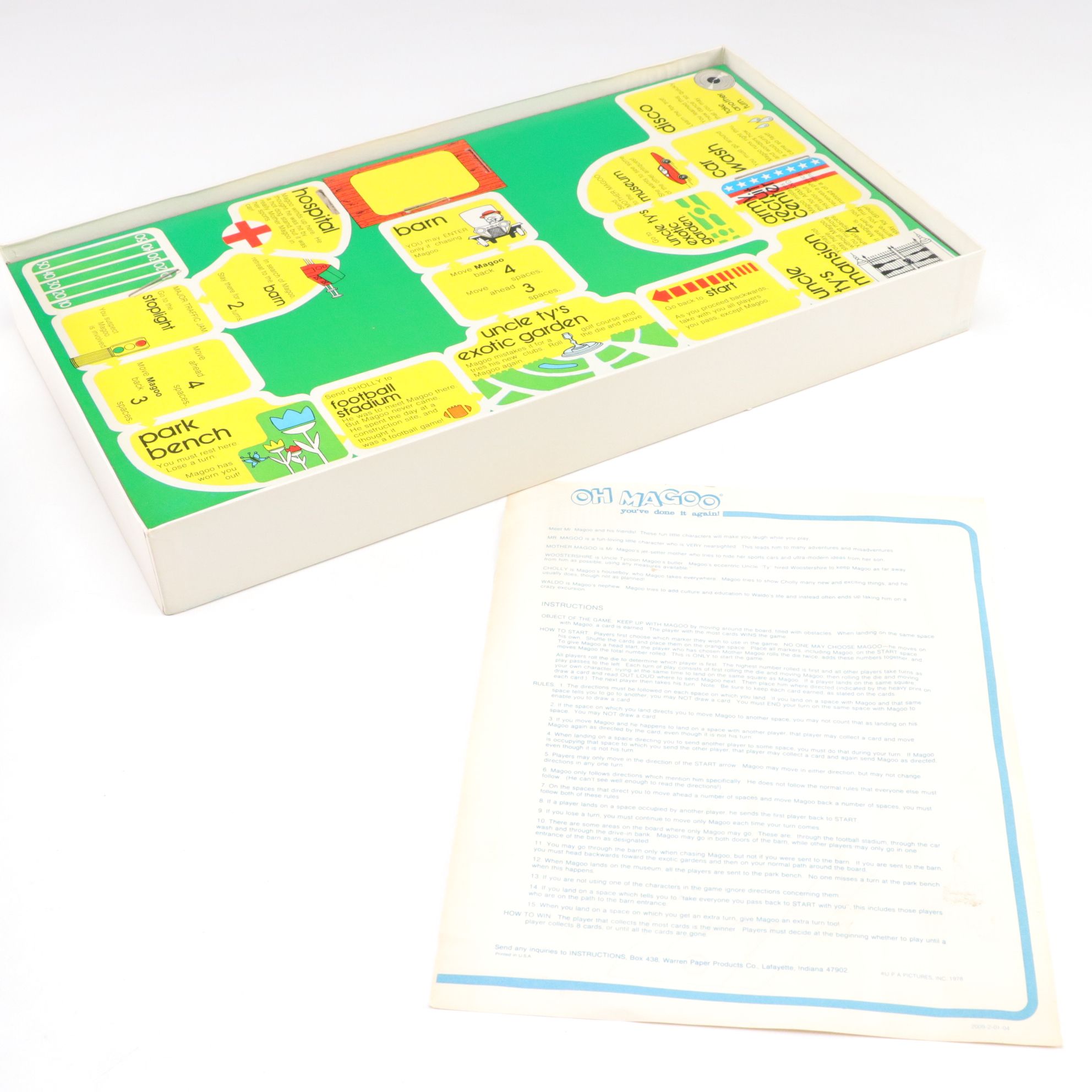 "Oh Magoo" and "Calling Superman" in Collection of Board Games