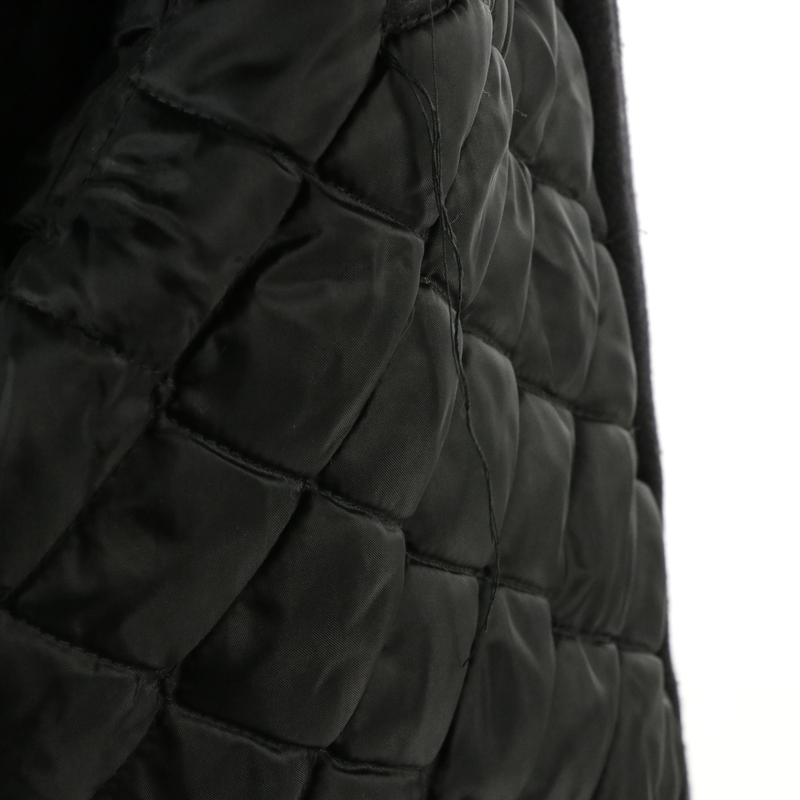 Men's The Disney Catalog Walt Disney World 2000 Black Wool Bomber Jacket