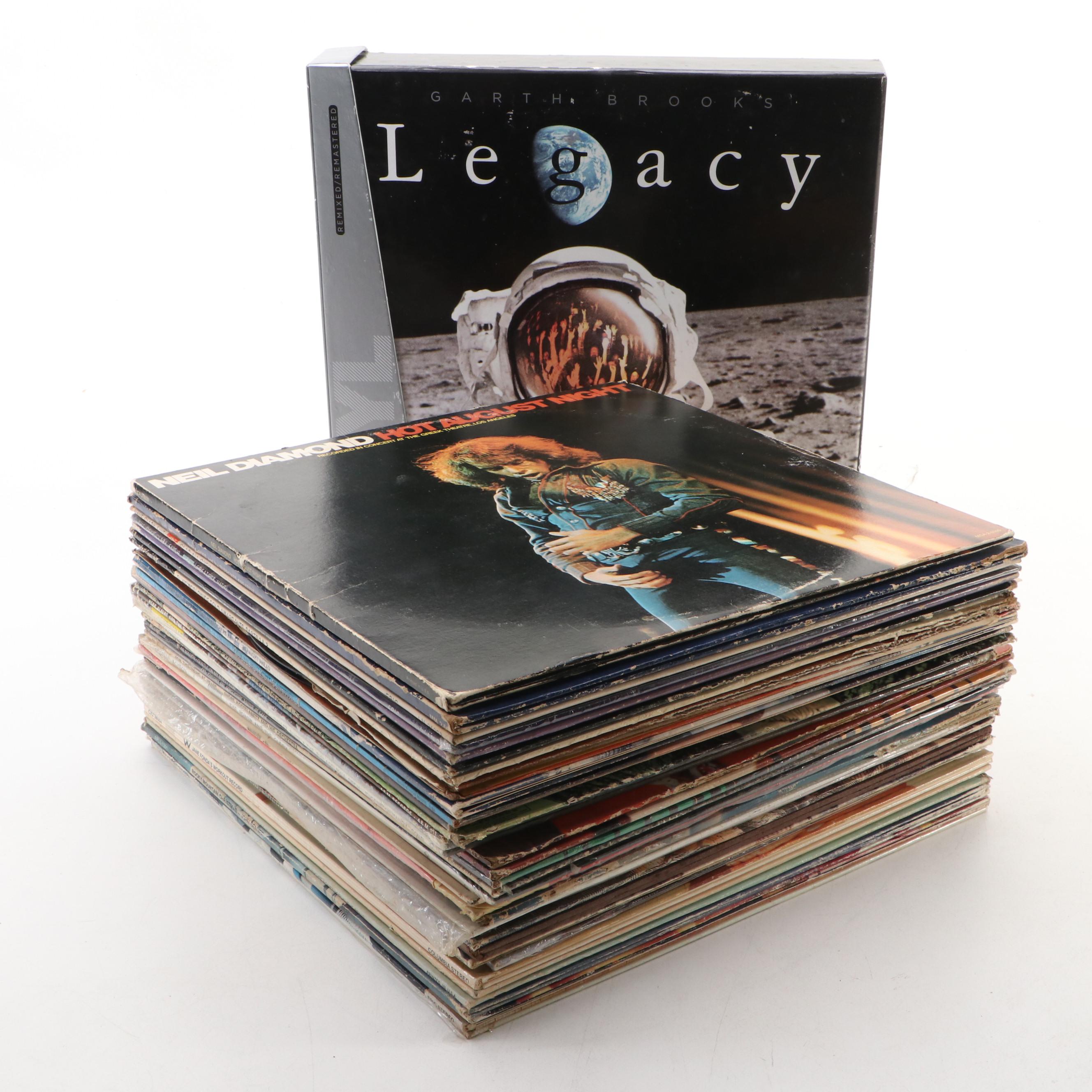 Neil Diamond, Diana Ross, Garth Brooks, and More 12" Vinyl Records