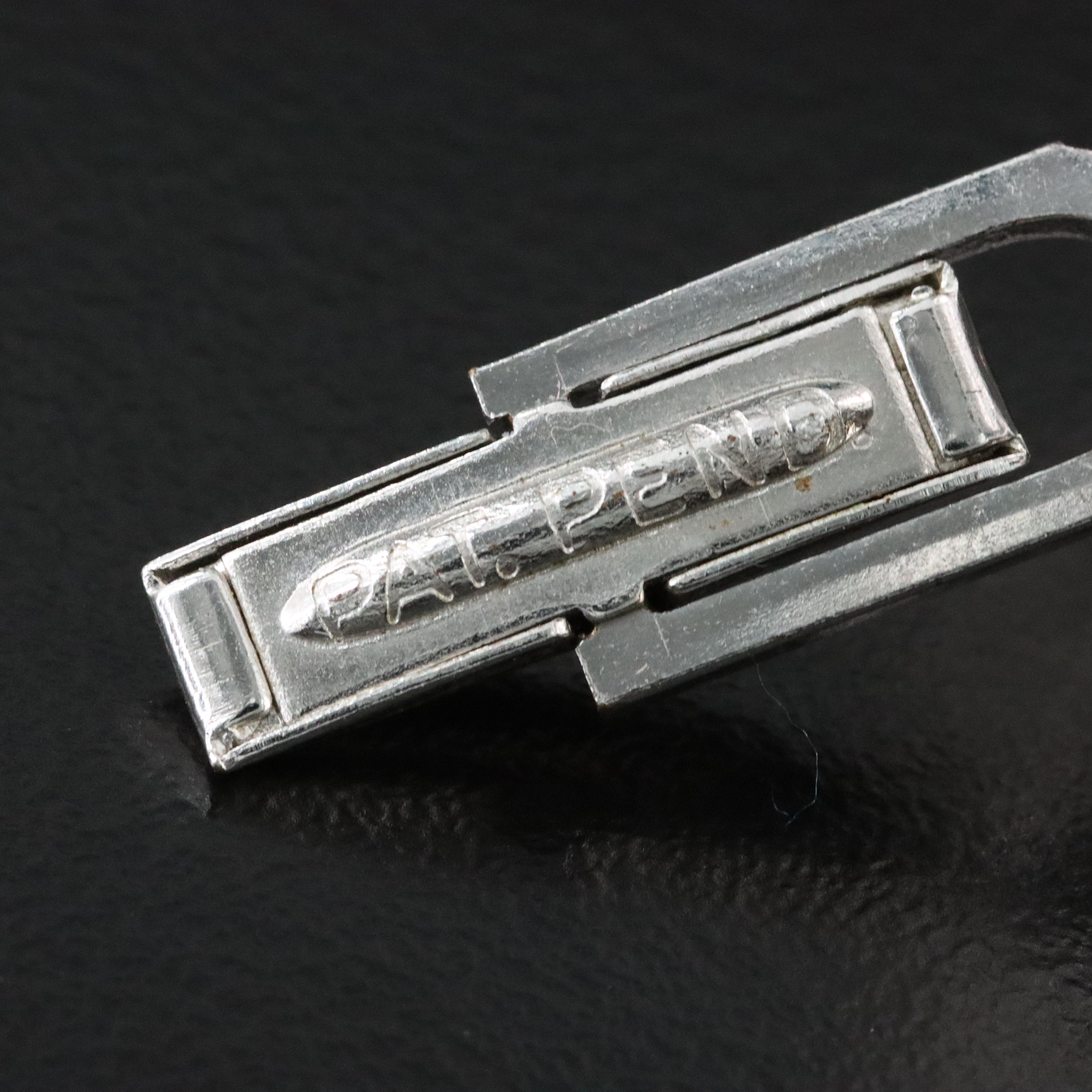 Watch Gear Cufflinks with Ruby Accents