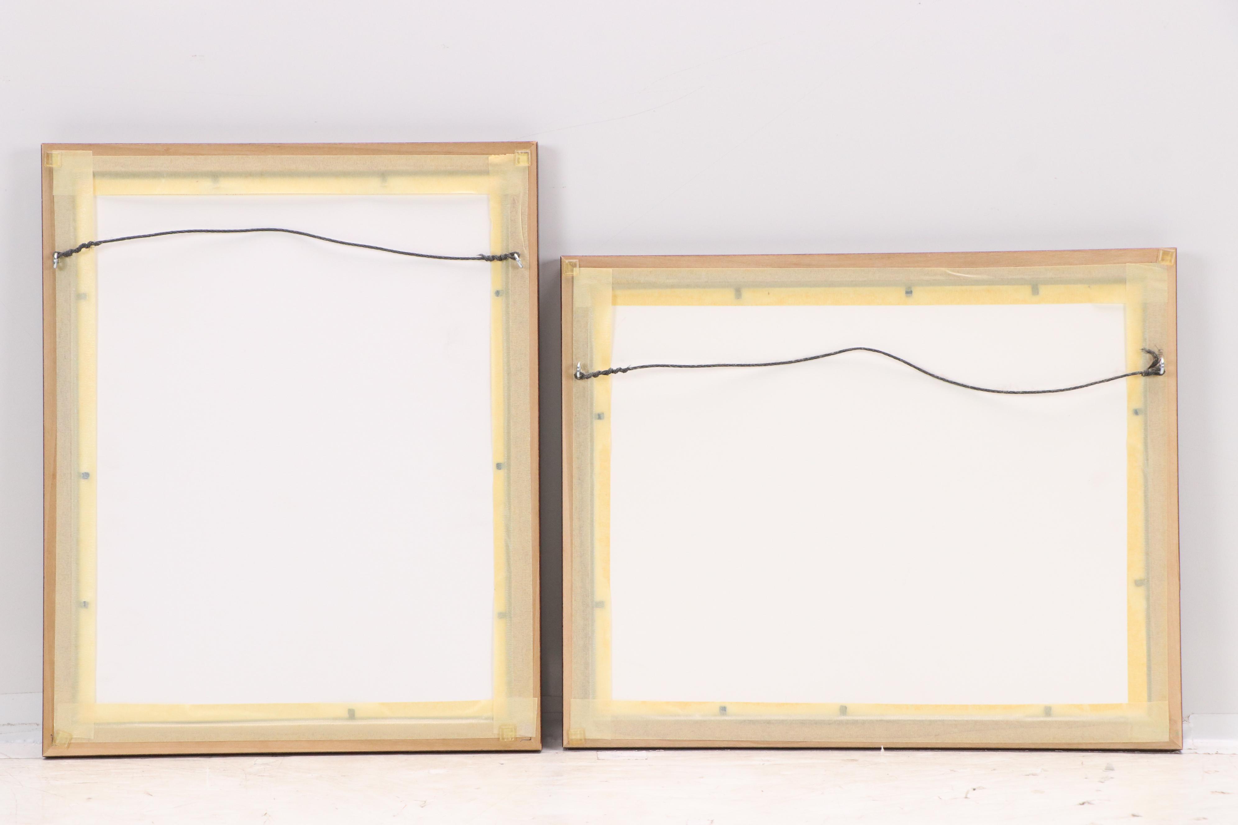 Two Sepia Photographs of Early Downtown Cincinnati, Circa 2010