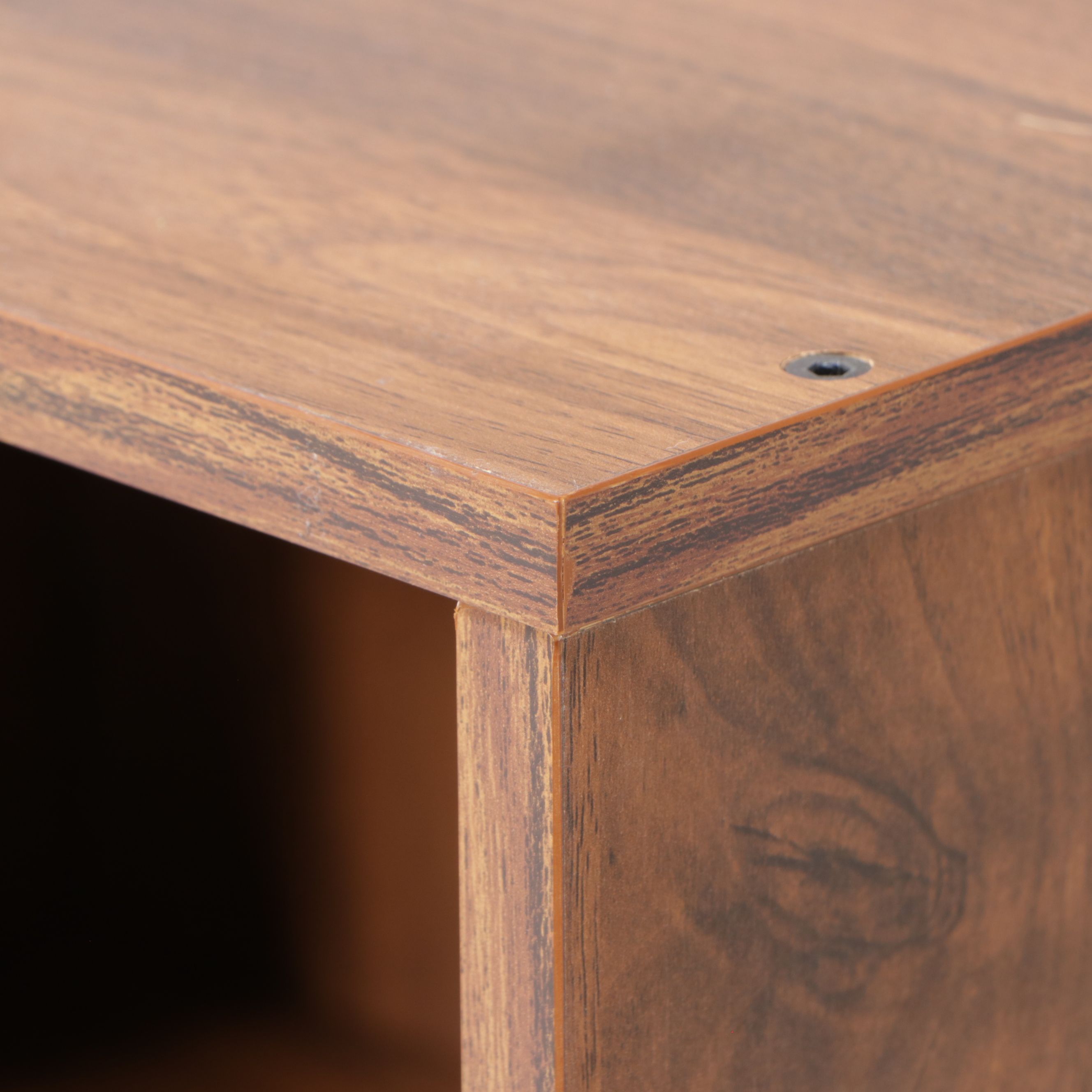 Bestqi Innovation Modernist Bookcase with Wood Grain Finish, 2023