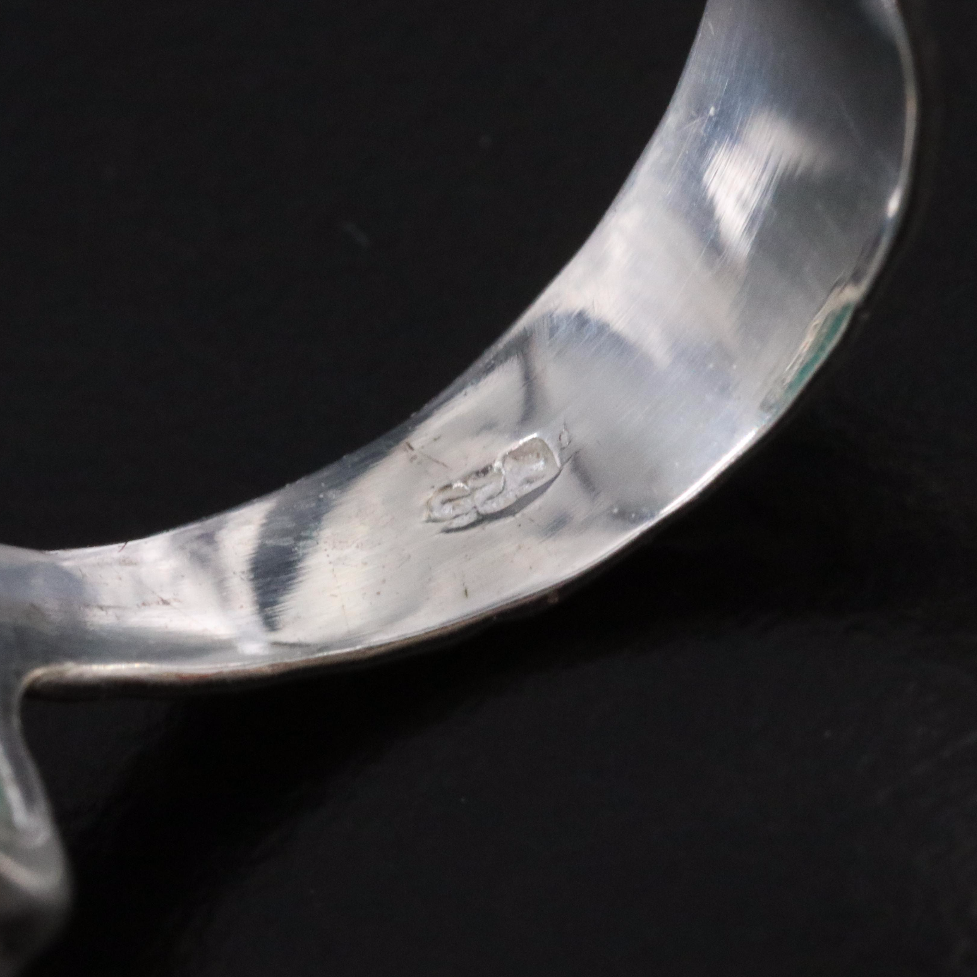 Sterling Beryl, Peridot and Chalcedony Ring