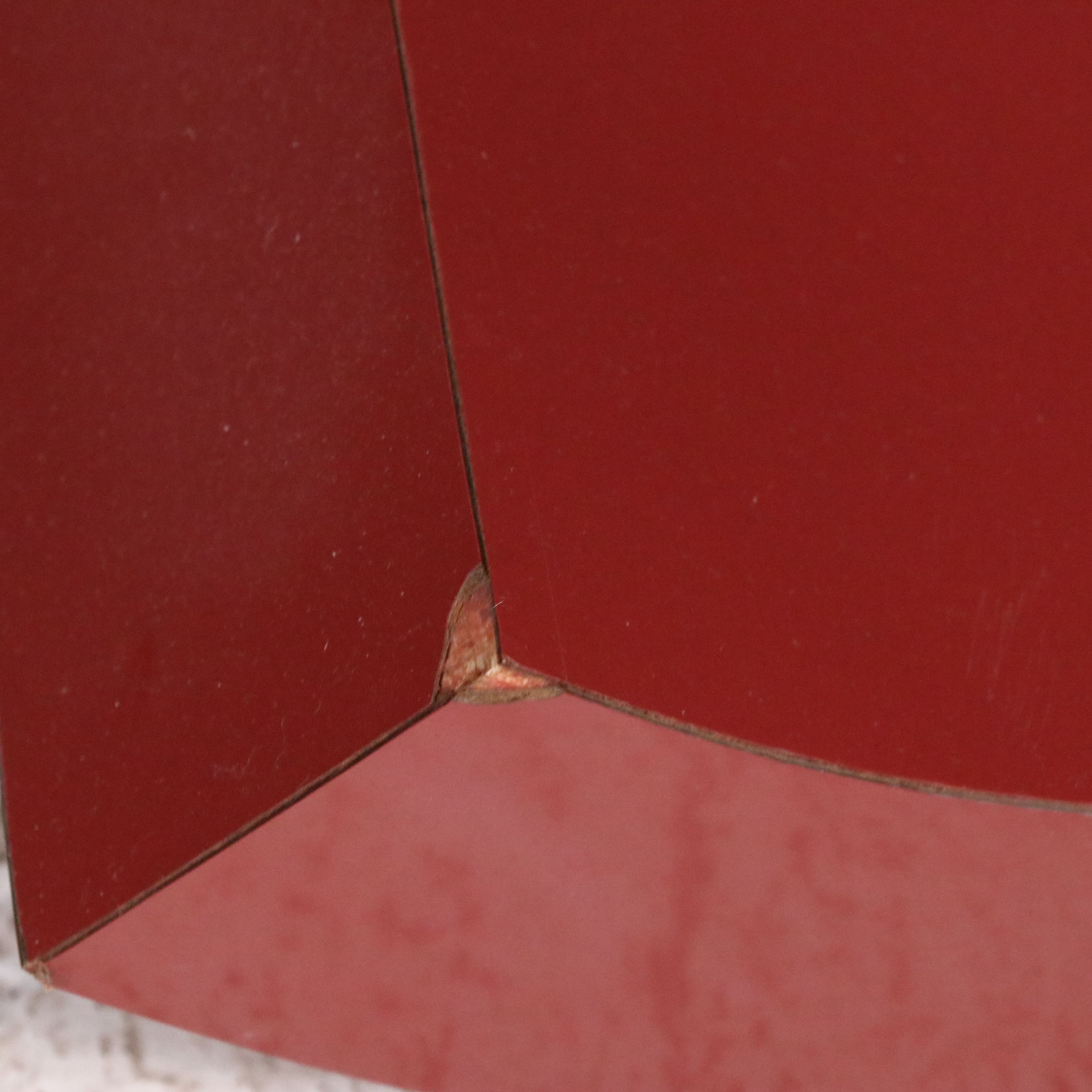 Modernist Coffee Table with Scroll Legs