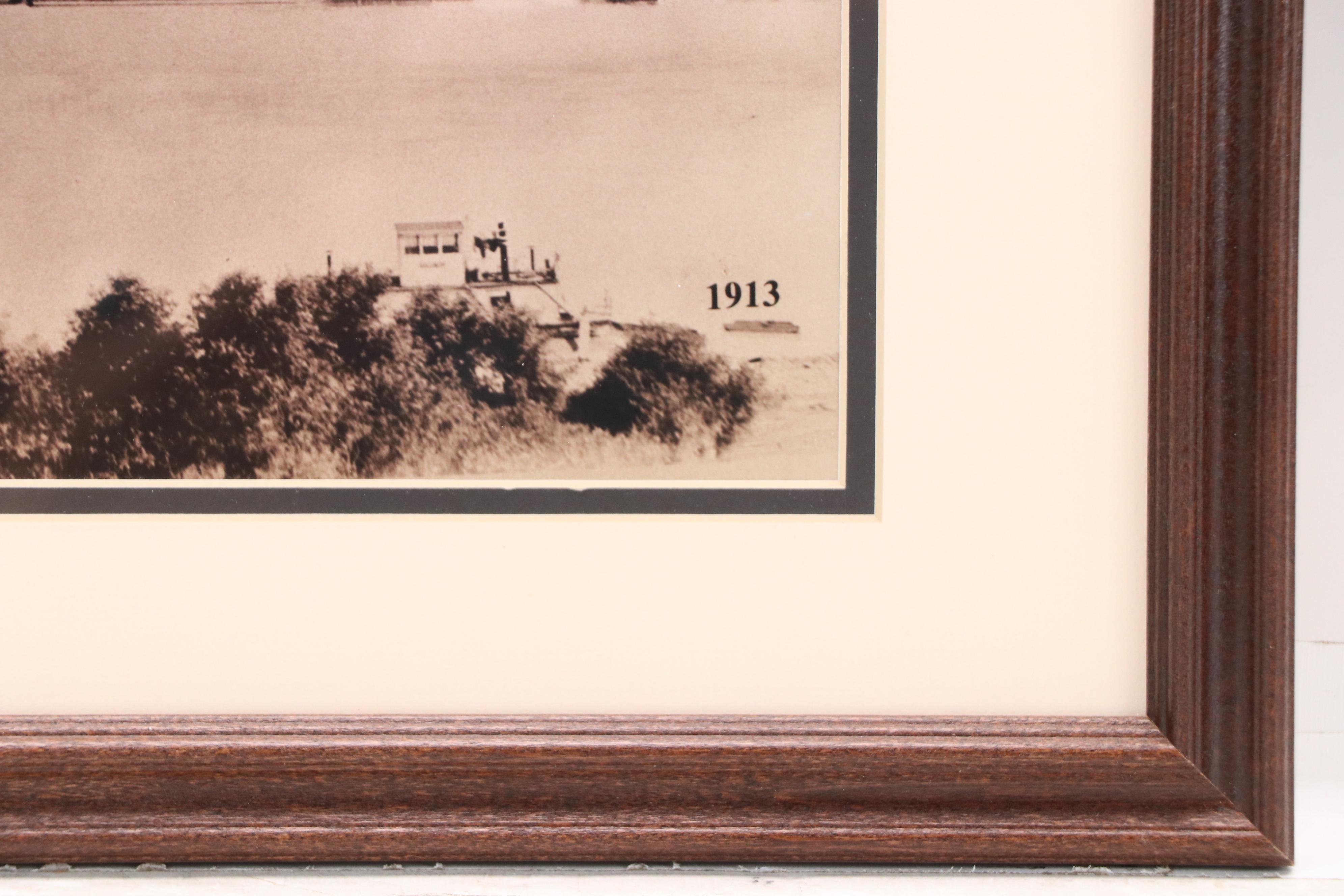 Two Sepia Photographs of Early Cincinnati Scenes, Circa 2010