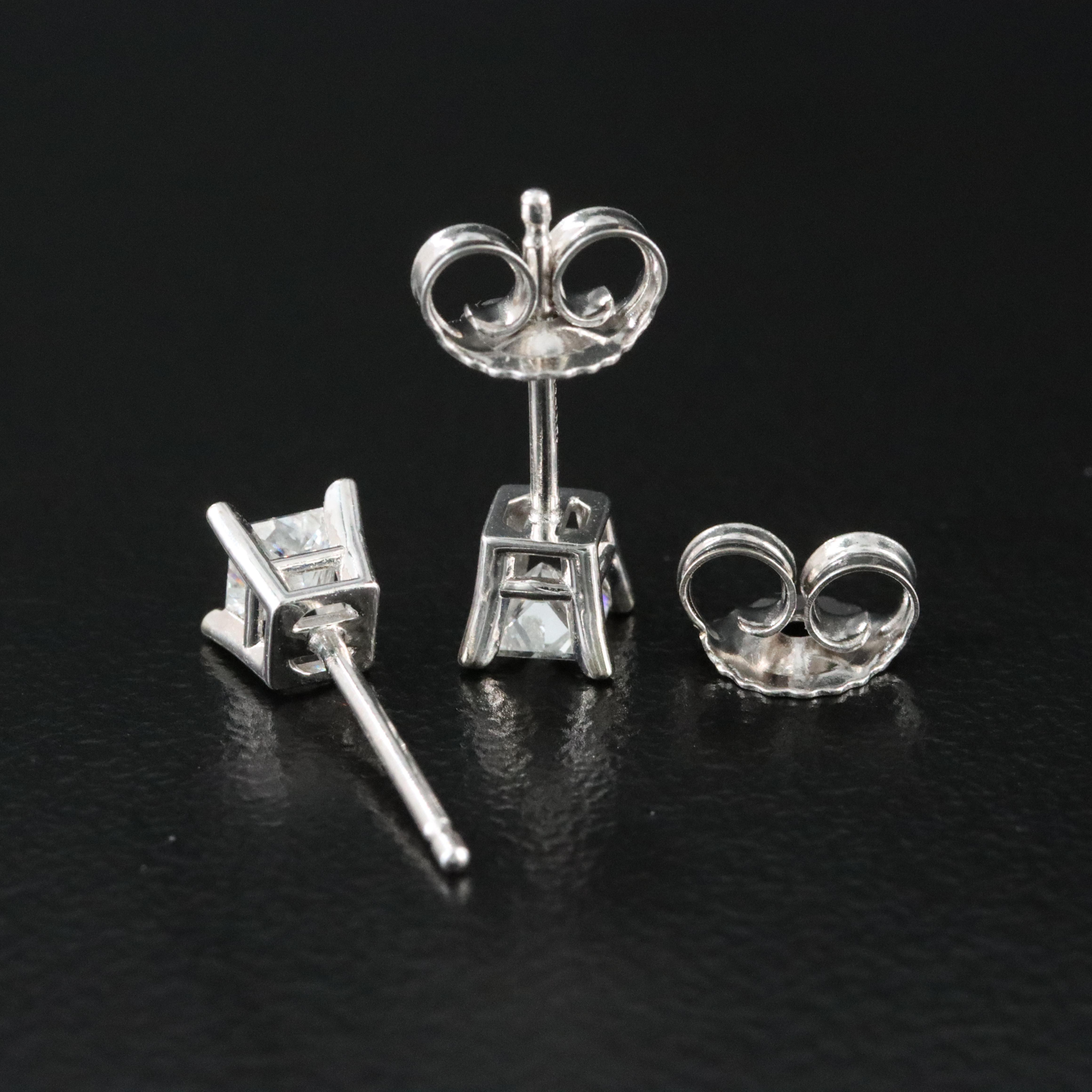 14K 0.36 CTW Diamond Solitaire Earrings