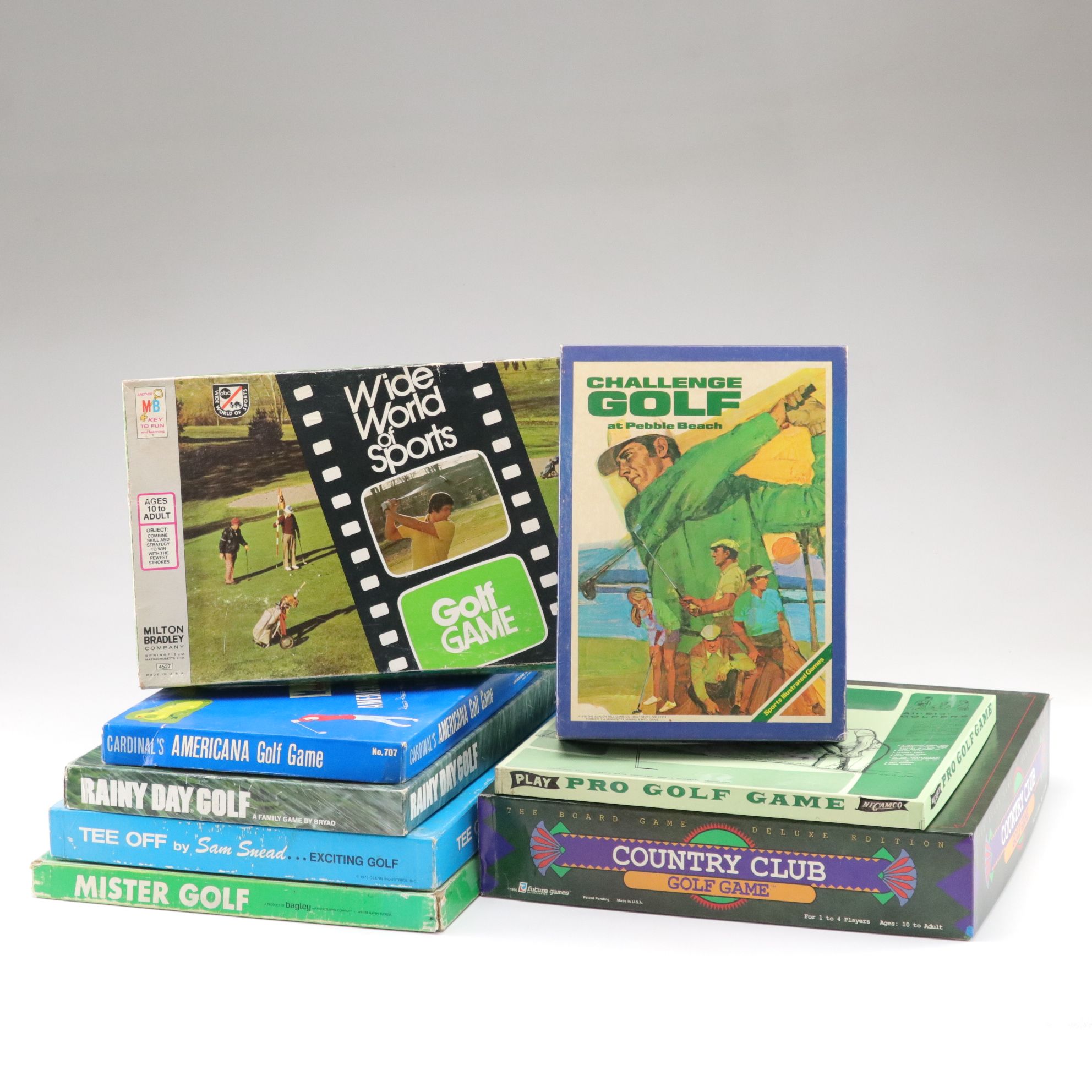 "Country Club" and Other Golf Board Game Collections